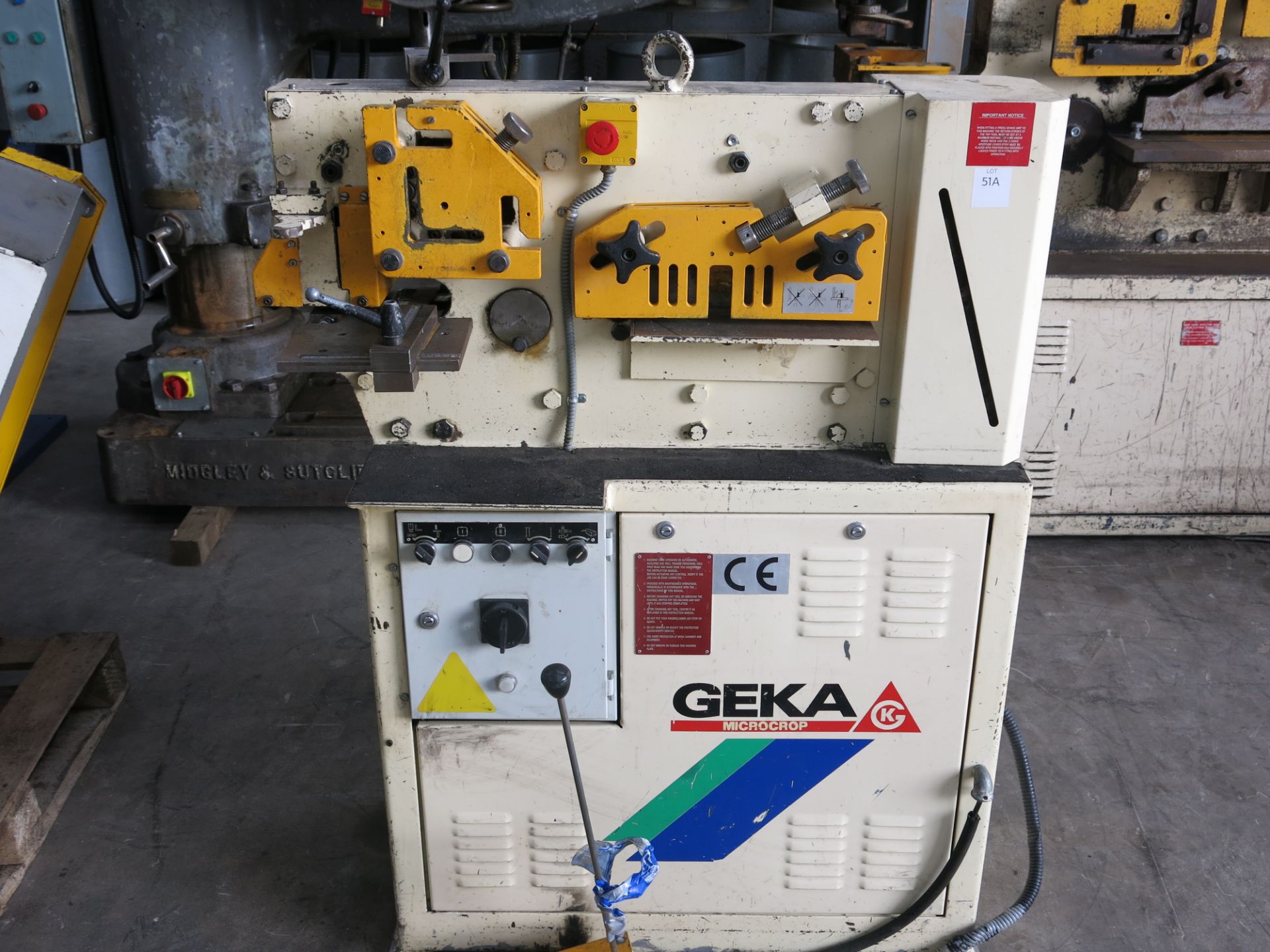 * Geka Microcrop 5652 Steelworker, serial number 5852. Please note there is a £5 + VAT Lift Out - Image 2 of 4