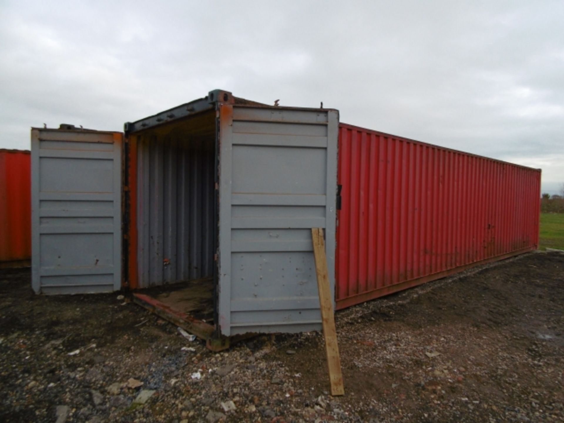 * 40' Steel Shipping Container; floor and roof require repair; container ID Number 47. Please note - Image 2 of 7