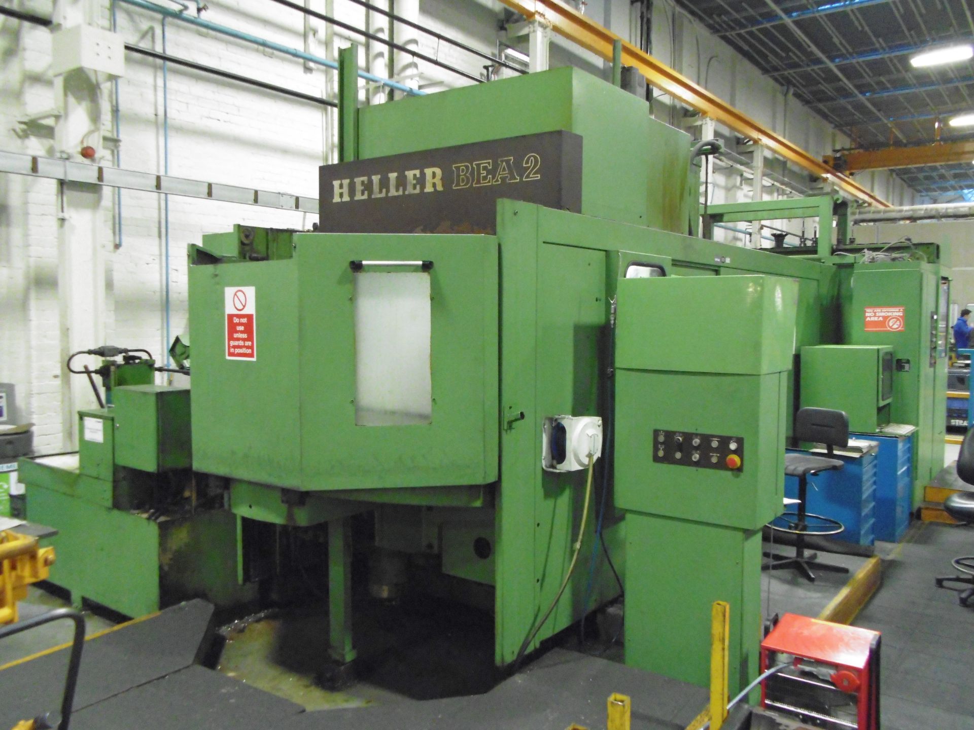 * 1987 Heller Type BEA 2-WSP 120 CNC Machining Centre: UM-PRO NC 80-C Controls Traverses X-800mm, - Image 5 of 15