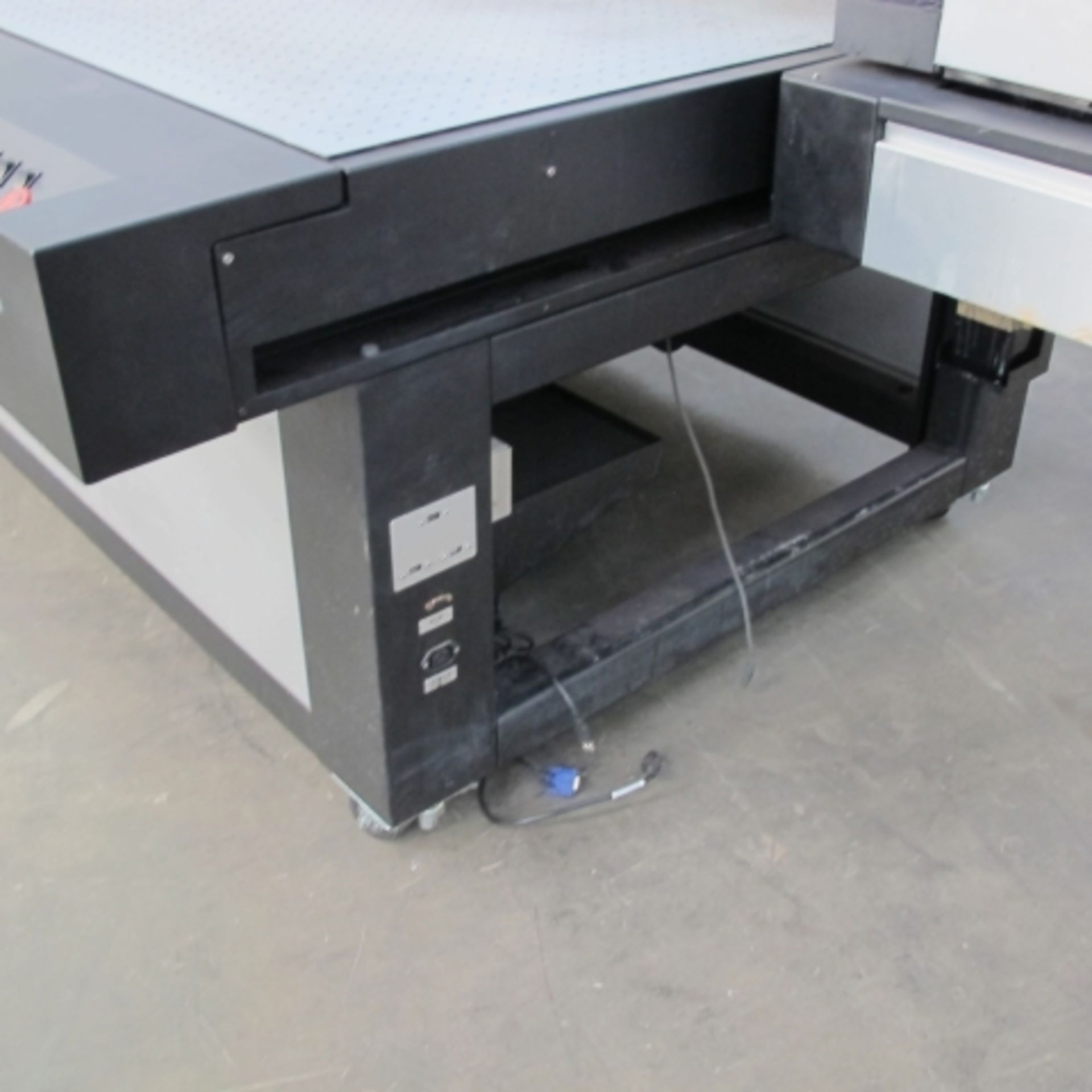 * 2012 Galaxy Model UD-25 Flatbed Inkjet Printer; type UD-2512FB; bed size 2440 x 1220mm; overall - Image 10 of 17