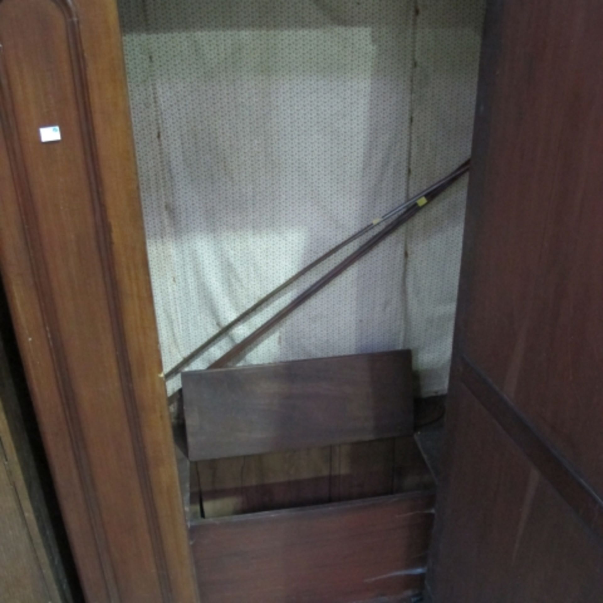 Three various sized wardrobes in various styles and finish, two with fitted interior (a/f) - Image 6 of 8