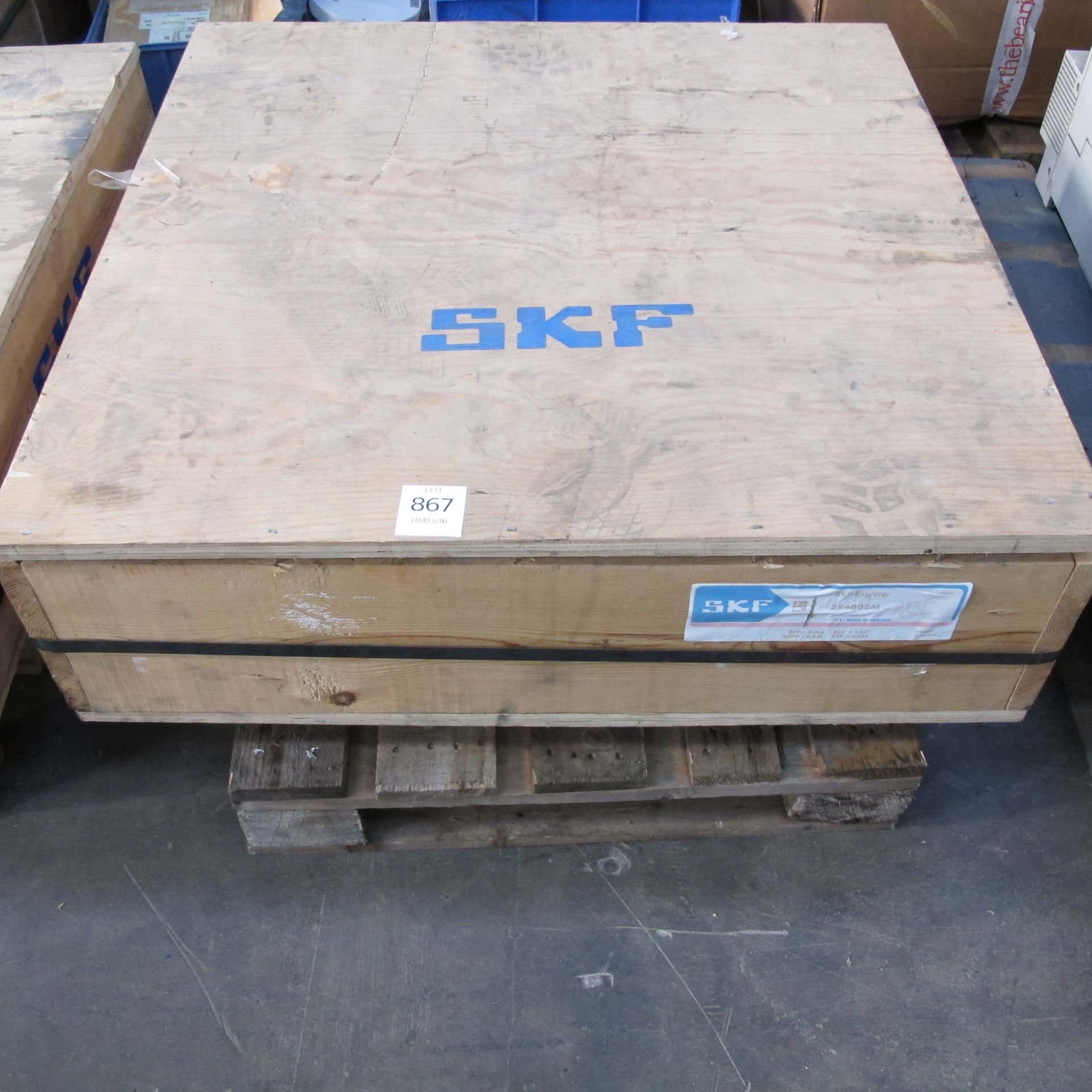 * An SKF machine bearing 29480EM. Please note there is a £10 + VAT lift Out Fee on this lot - Image 2 of 3