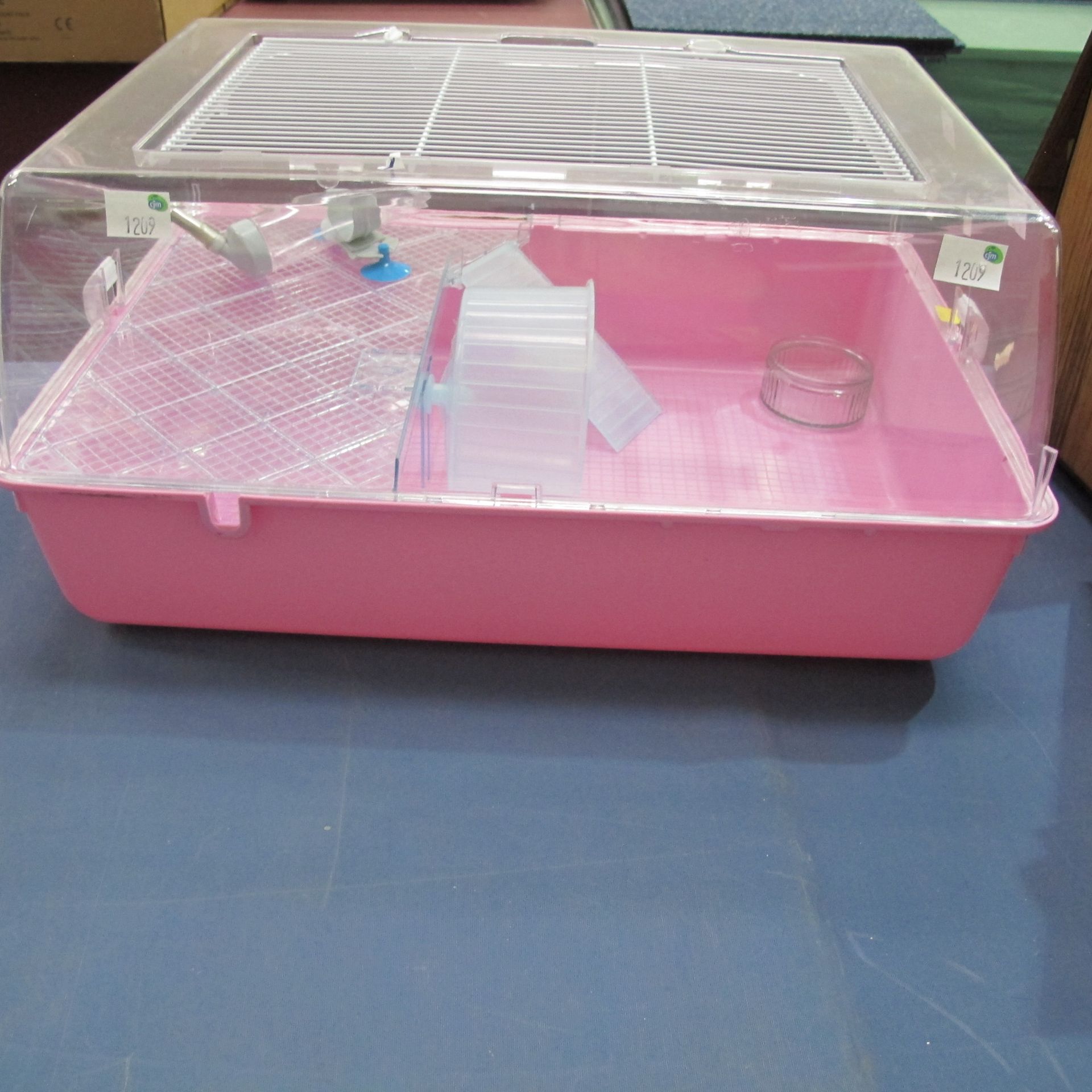 A Firplast Pink Hamster Cage (est £20-£30)