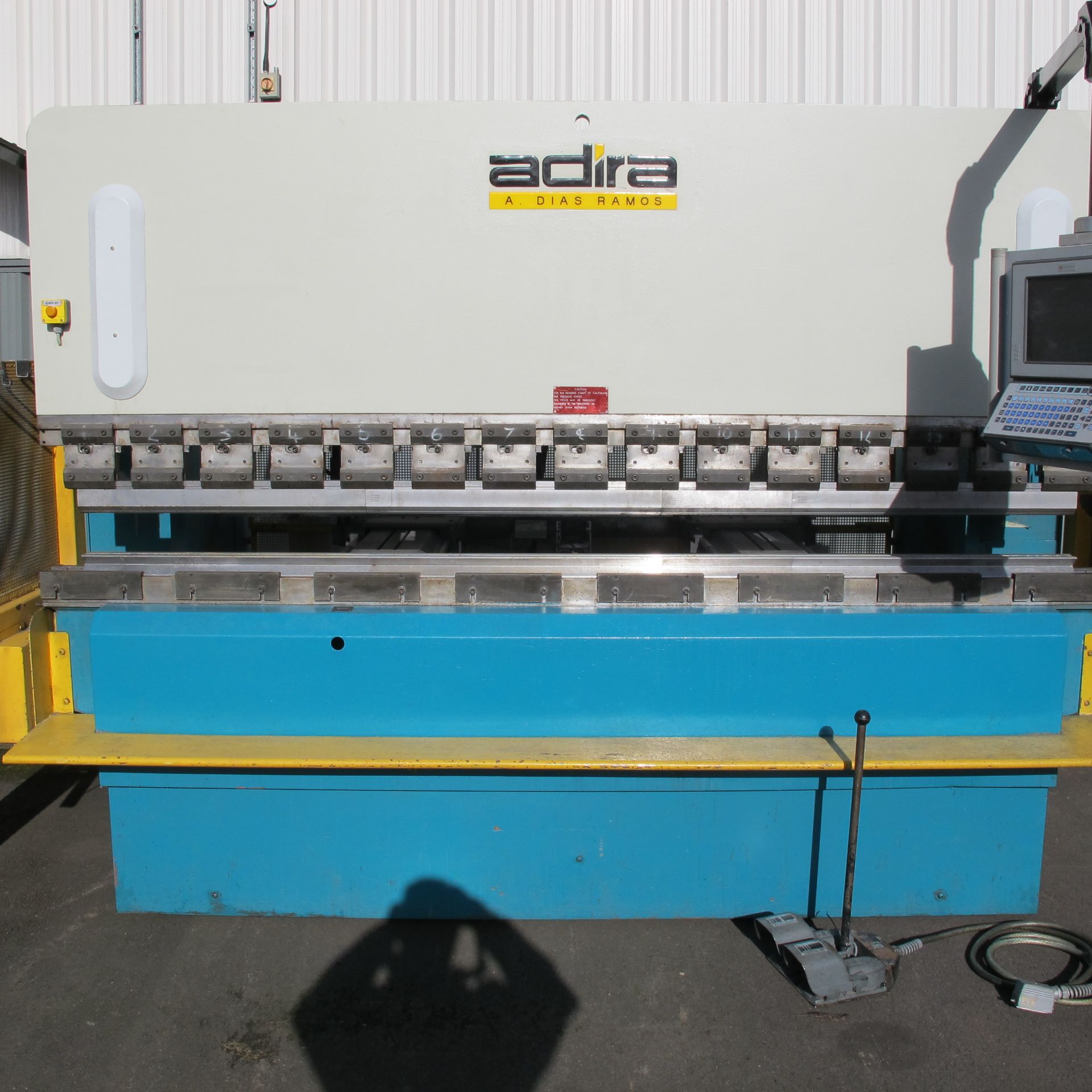 * 1998 Adira Model QHS 100030BI 3M x 100 tonne CNC Press Brake; max capacity 1000KN; max working - Image 2 of 10