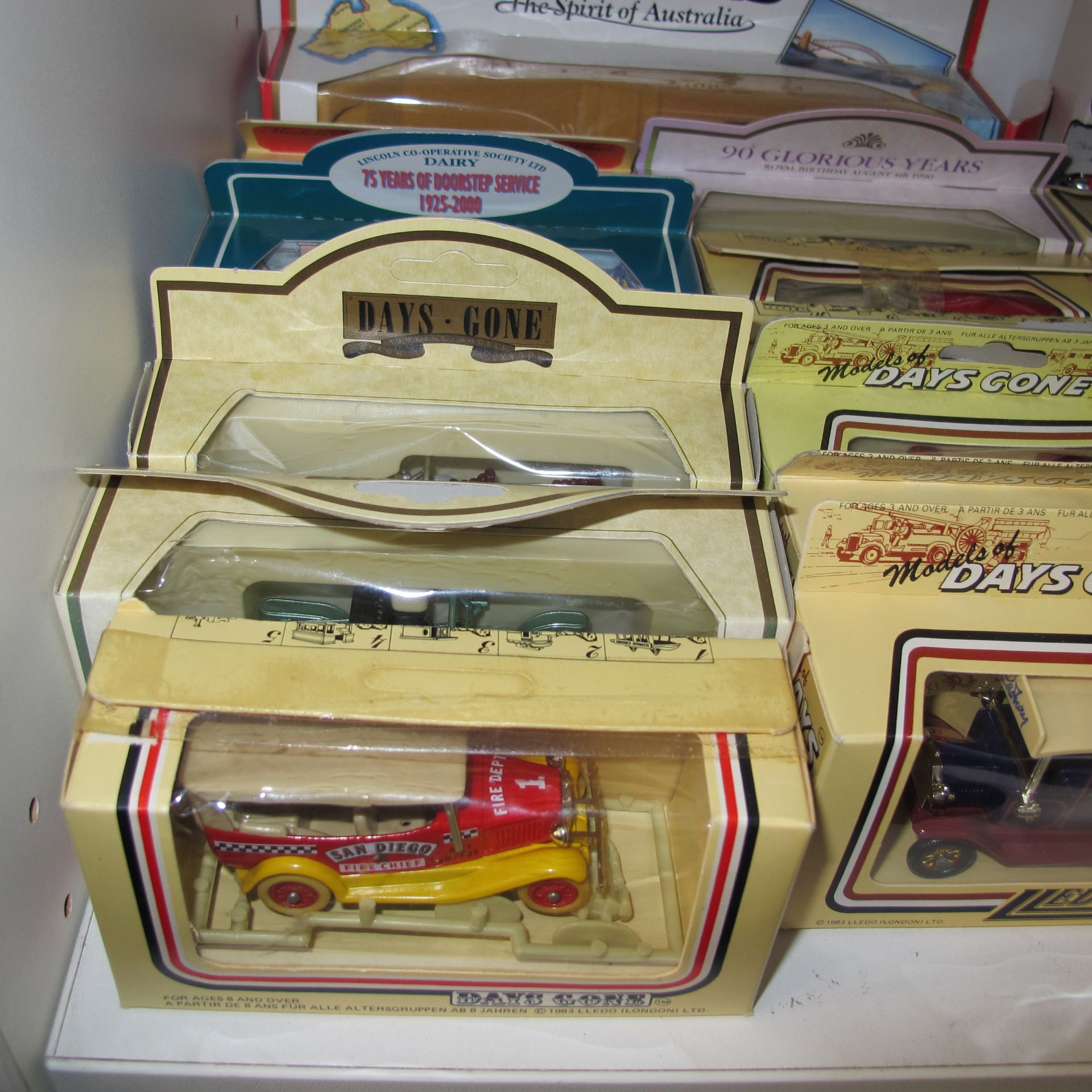 Over seventy die cast model cars, thirty of which are displayed in bespoke case, the remainder are - Image 6 of 11