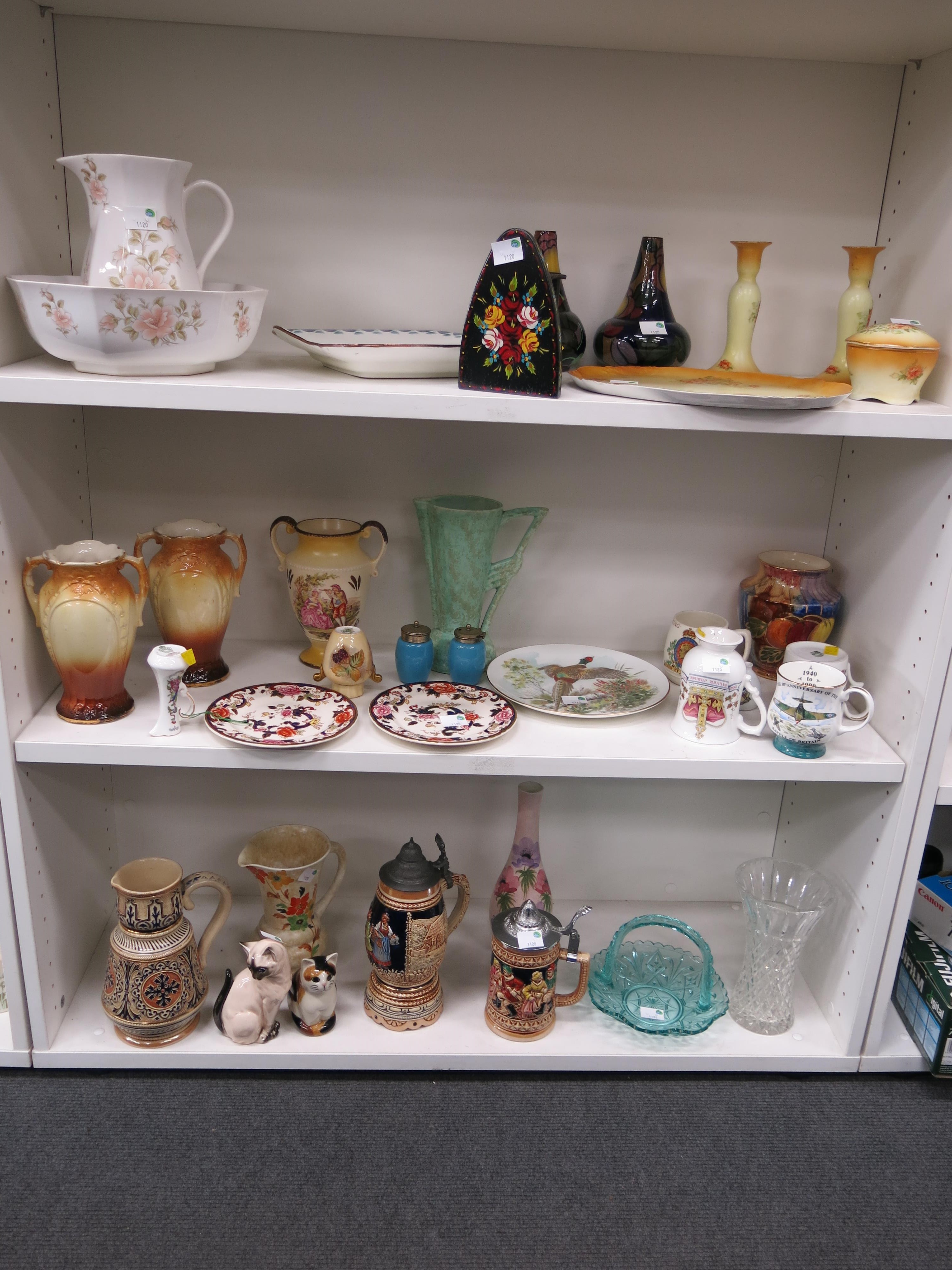 This is a Timed Online Auction on Bidspotter.co.uk, Click here to bid. Three shelves of mixed