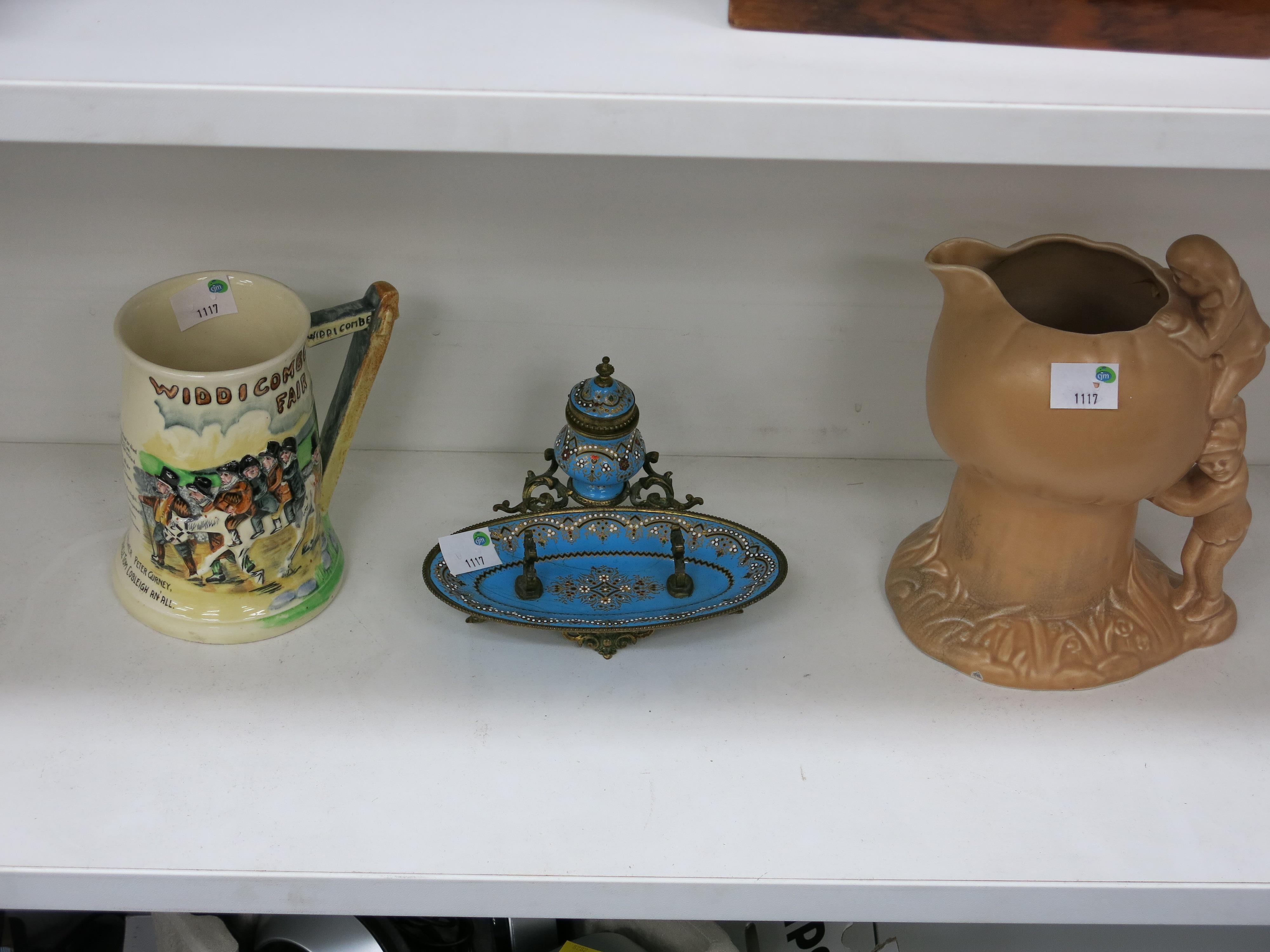 This is a Timed Online Auction on Bidspotter.co.uk, Click here to bid. A Crown Devon musical jug,