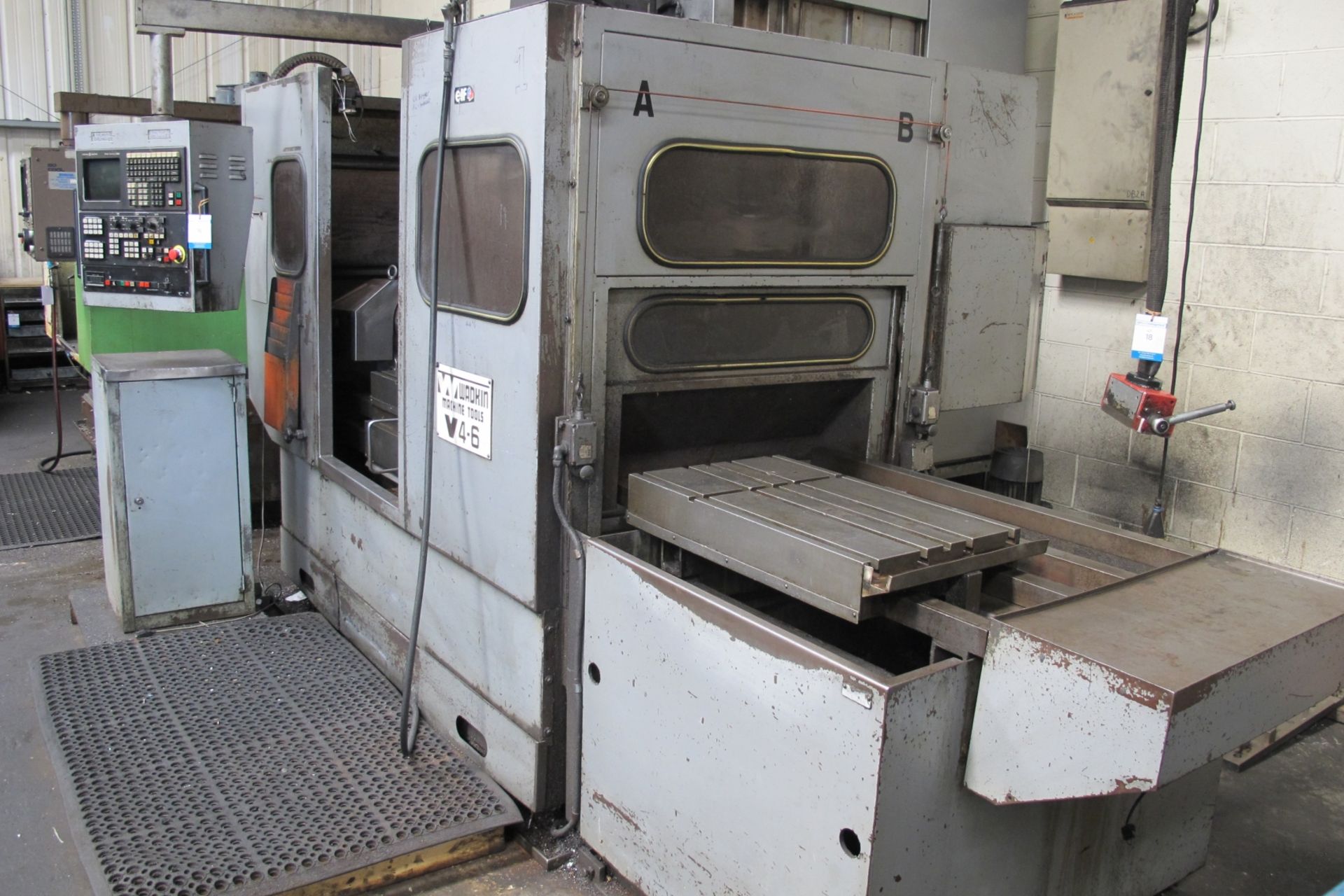 * Wadkin V4-6 CNC Vertical Machining Centre with GE Mark Century 2000 Controls; c/w Vertical - Image 8 of 10