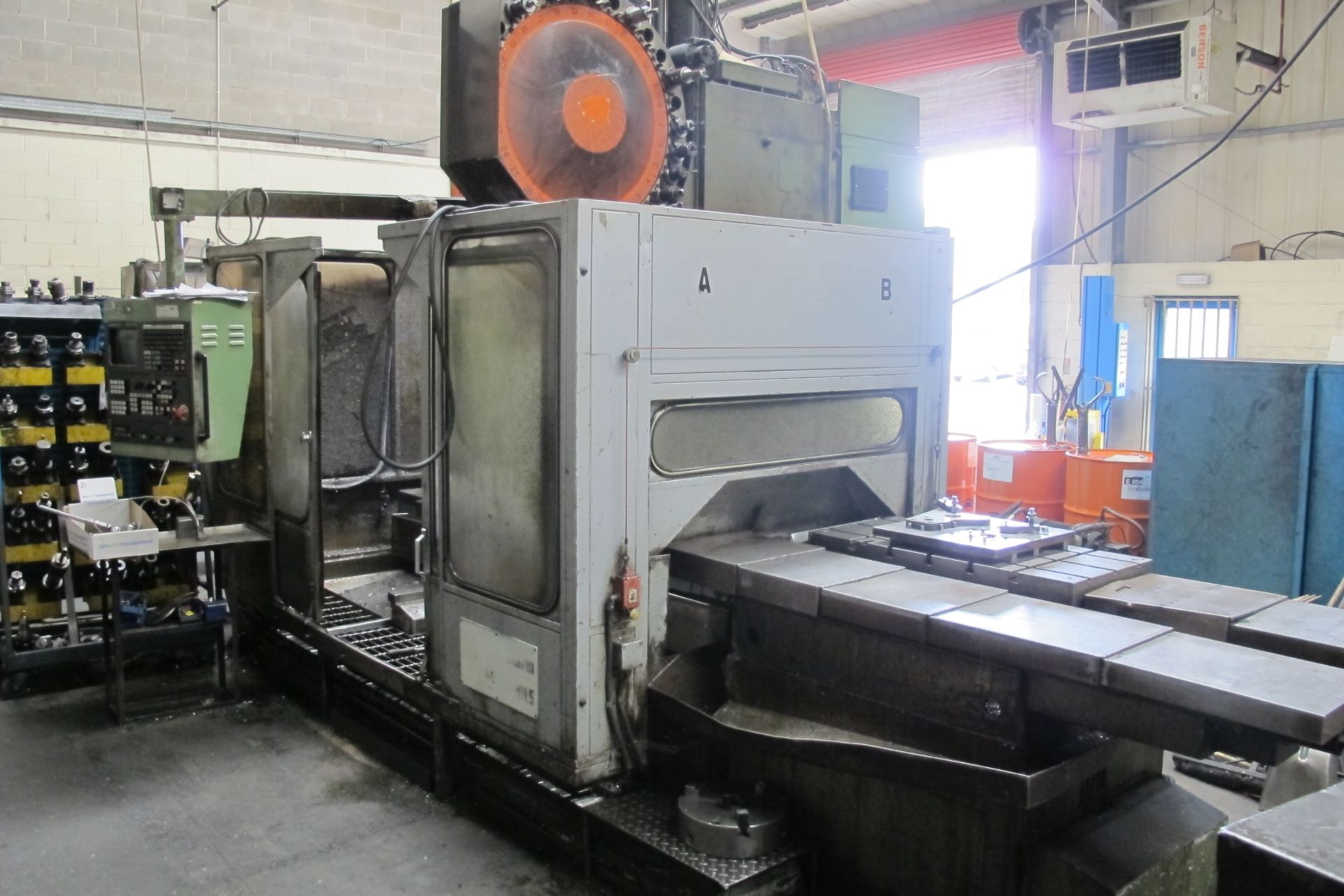 * Wadkin Model V5-10 CNC Vertical Machining Centre with GE Mark Century 2000 Controls; c/w large - Image 12 of 16