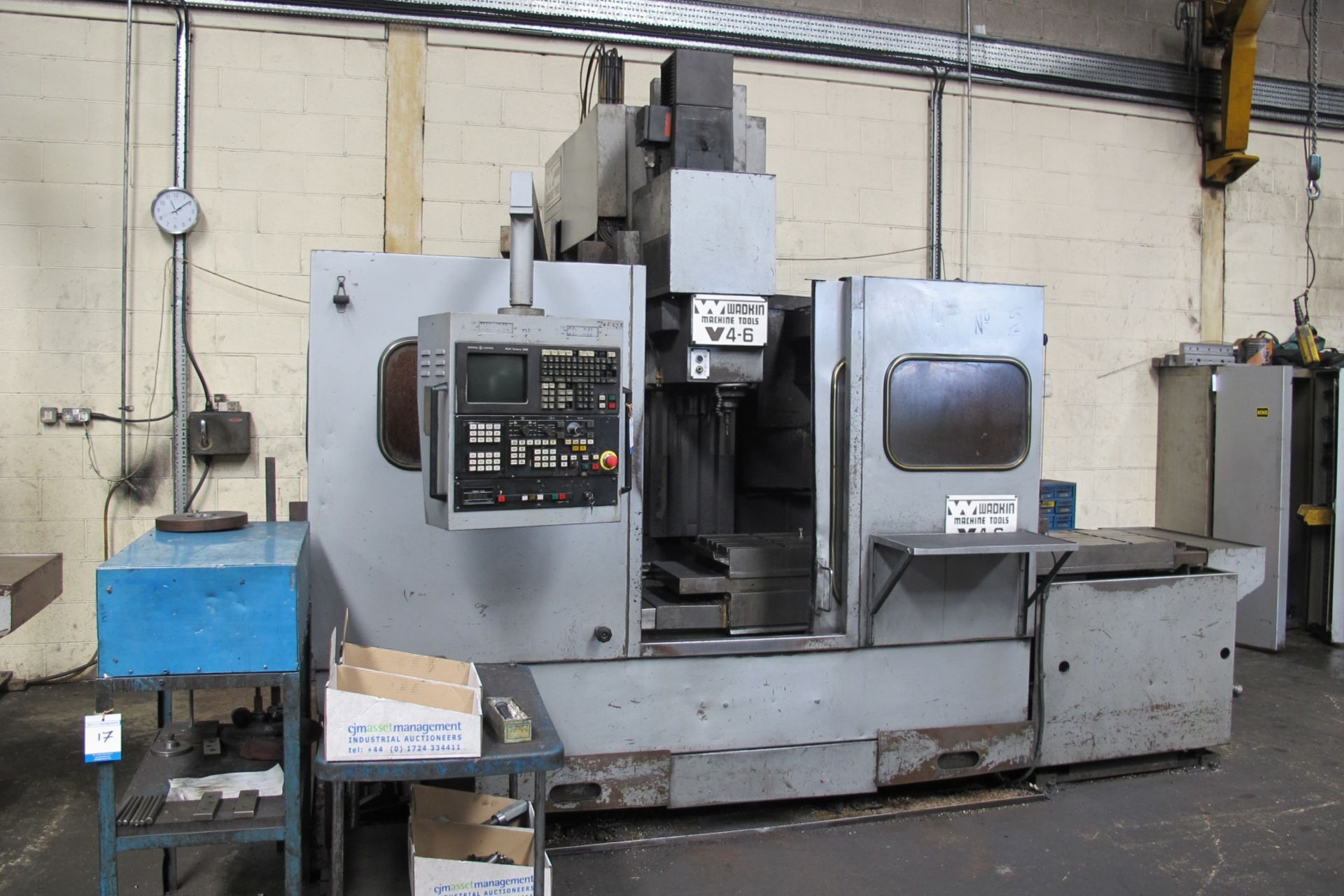 * Wadkin V4-6 CNC Vertical Machining Centre with GE Mark Century 2000 Controls; c/w qty of - Image 2 of 12
