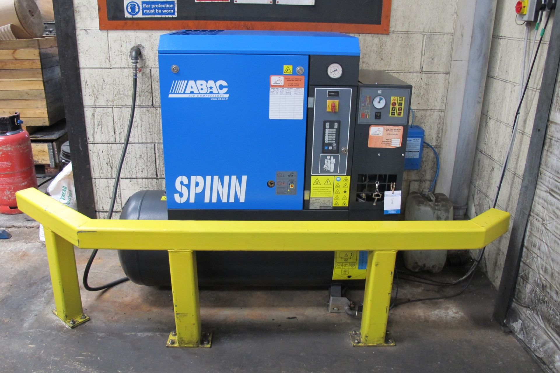 * 2013 ABAC Type Spinn.E1108 270 Receiver Mounted Air Compressor; Working/max Pressure 8 Bar; 5281