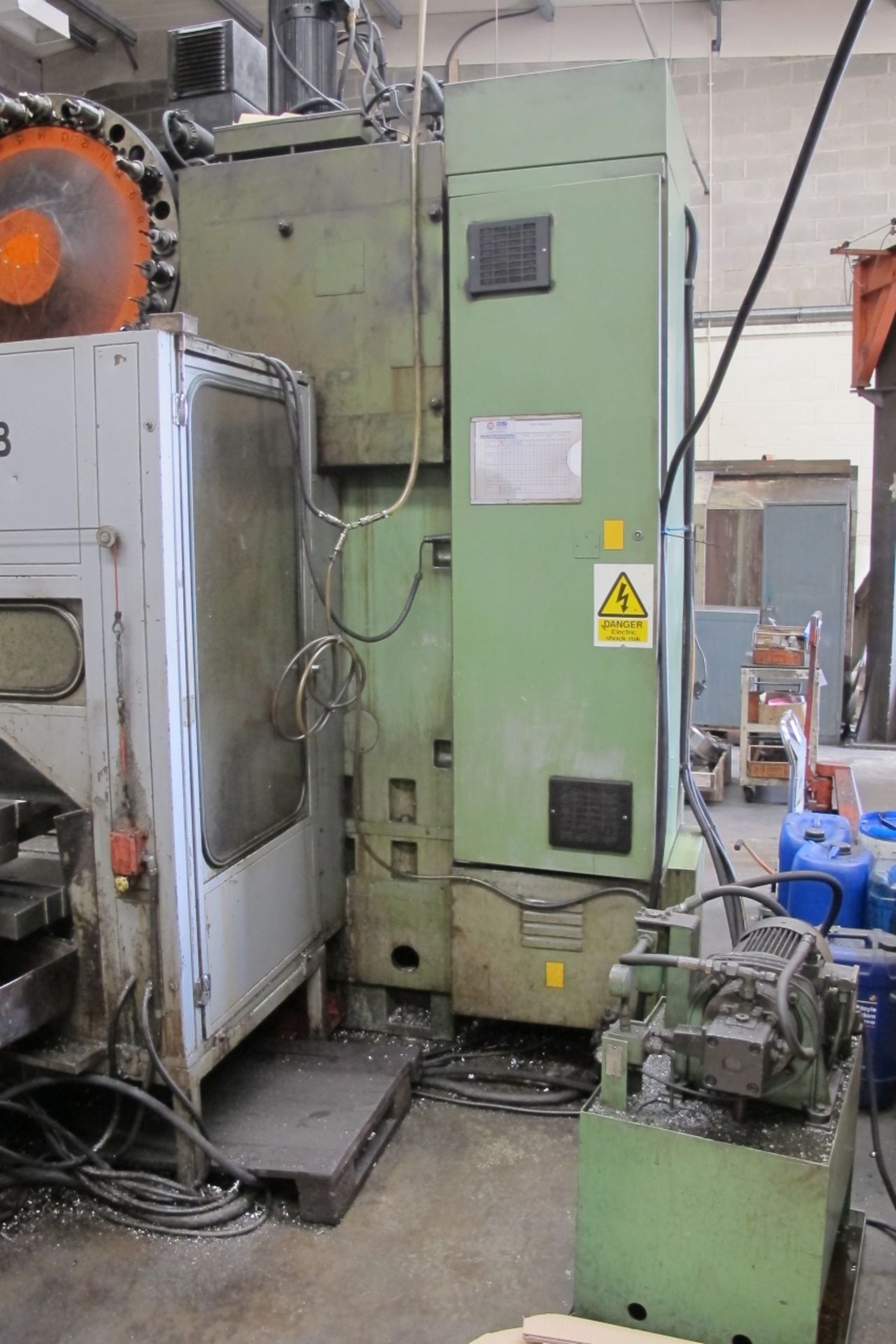 * Wadkin Model V5-10 CNC Vertical Machining Centre with GE Mark Century 2000 Controls; c/w large - Image 16 of 16