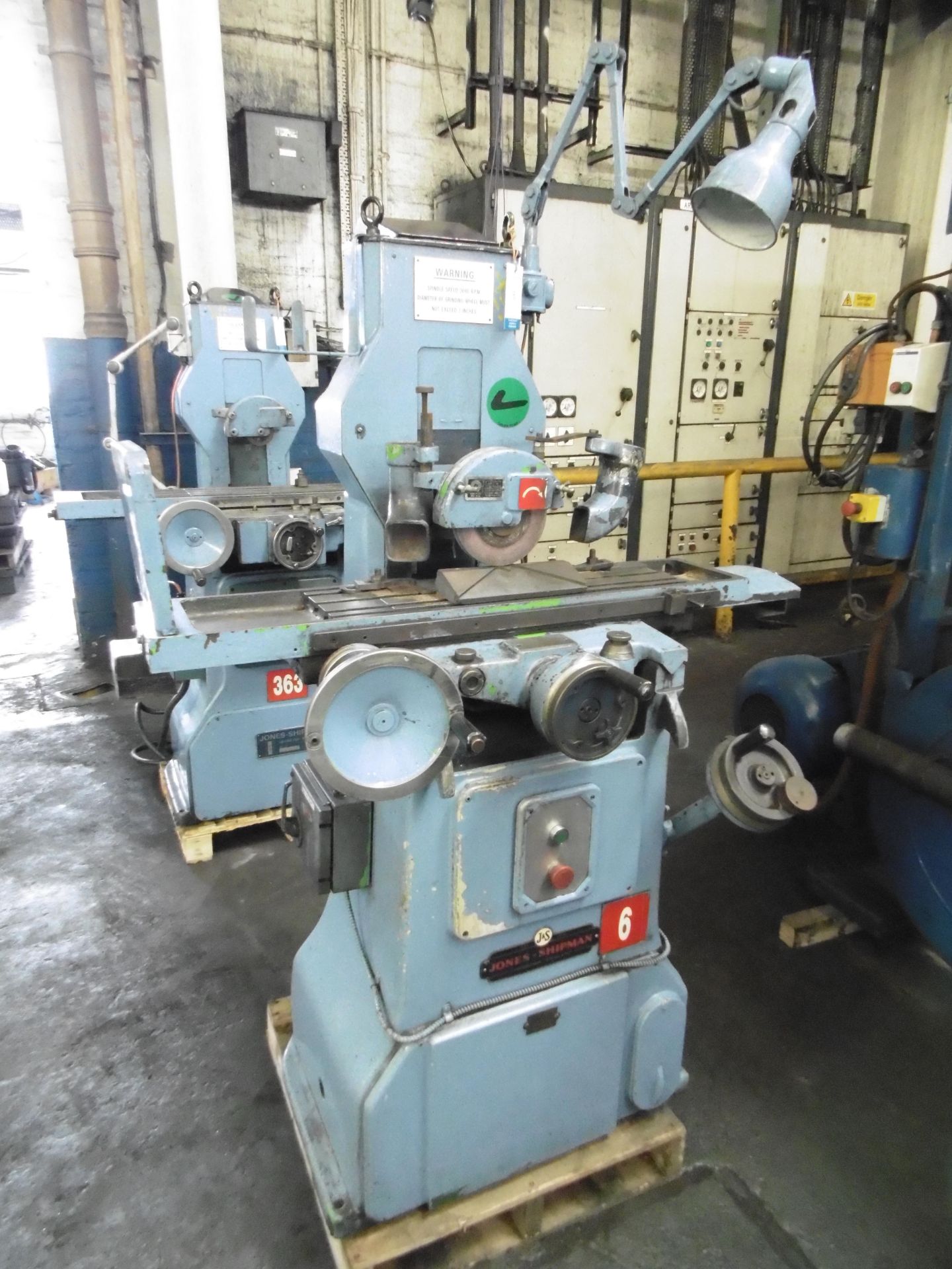 * Jones and Shipman Model 540 Surface Grinder; 3 Phase; 3000 RPM Spindle Speed; Max Grinding Wheel - Image 2 of 6