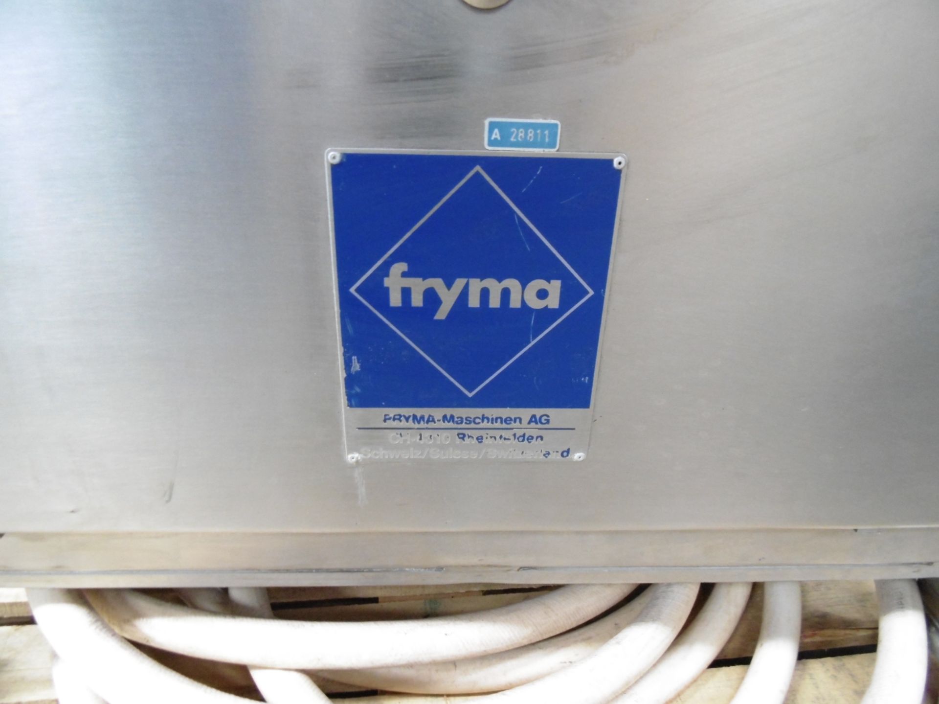 * A stainless steel Fryma jacketed vacuum press process vessel. Please note there is a £5 + VAT Lift - Image 3 of 4