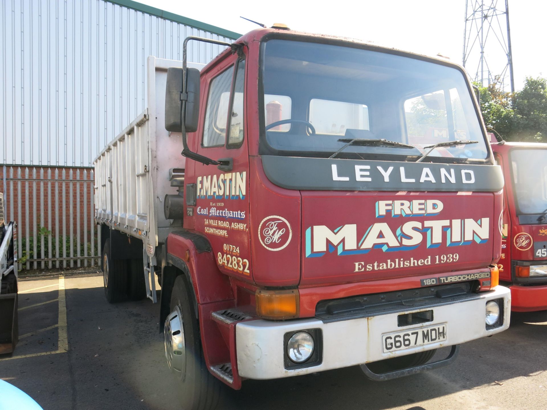 * 1989 Leyland 180 Turbo-charged T45 Freighter 1718 17 tonne dropside lorry. Registration G667 - Image 2 of 8