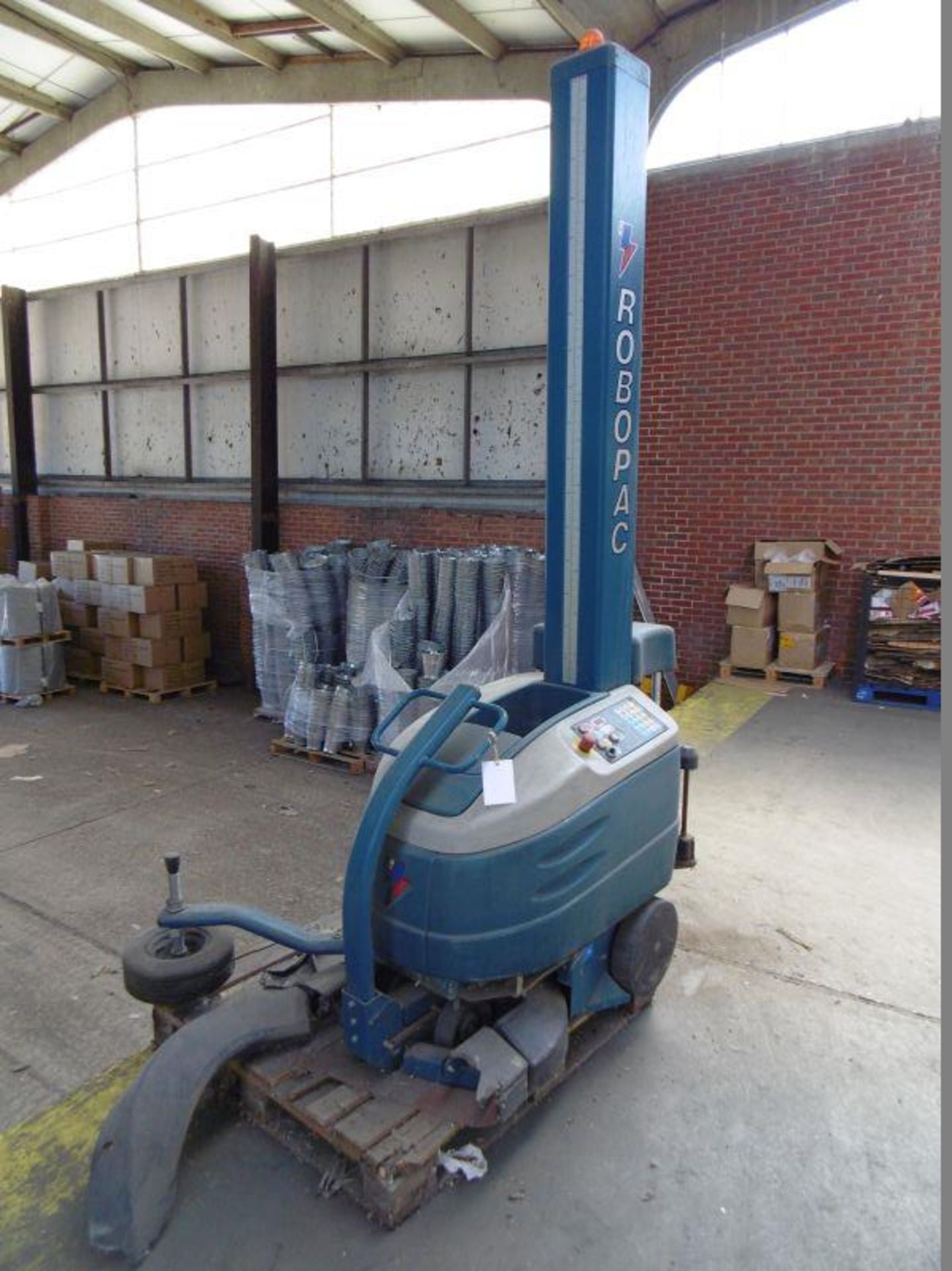 * Robopac Robot Stretch Wrapper (spares or repair), YOM 2006, type 2002PFS, serial number KN/074193.