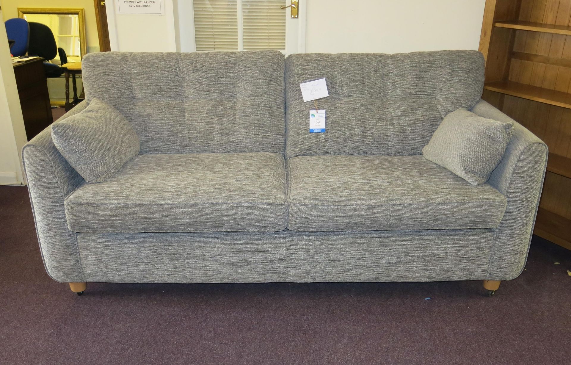 Alstons Panama Grand four seat sofa with two scatter cushions. RRP £995 - Image 2 of 3