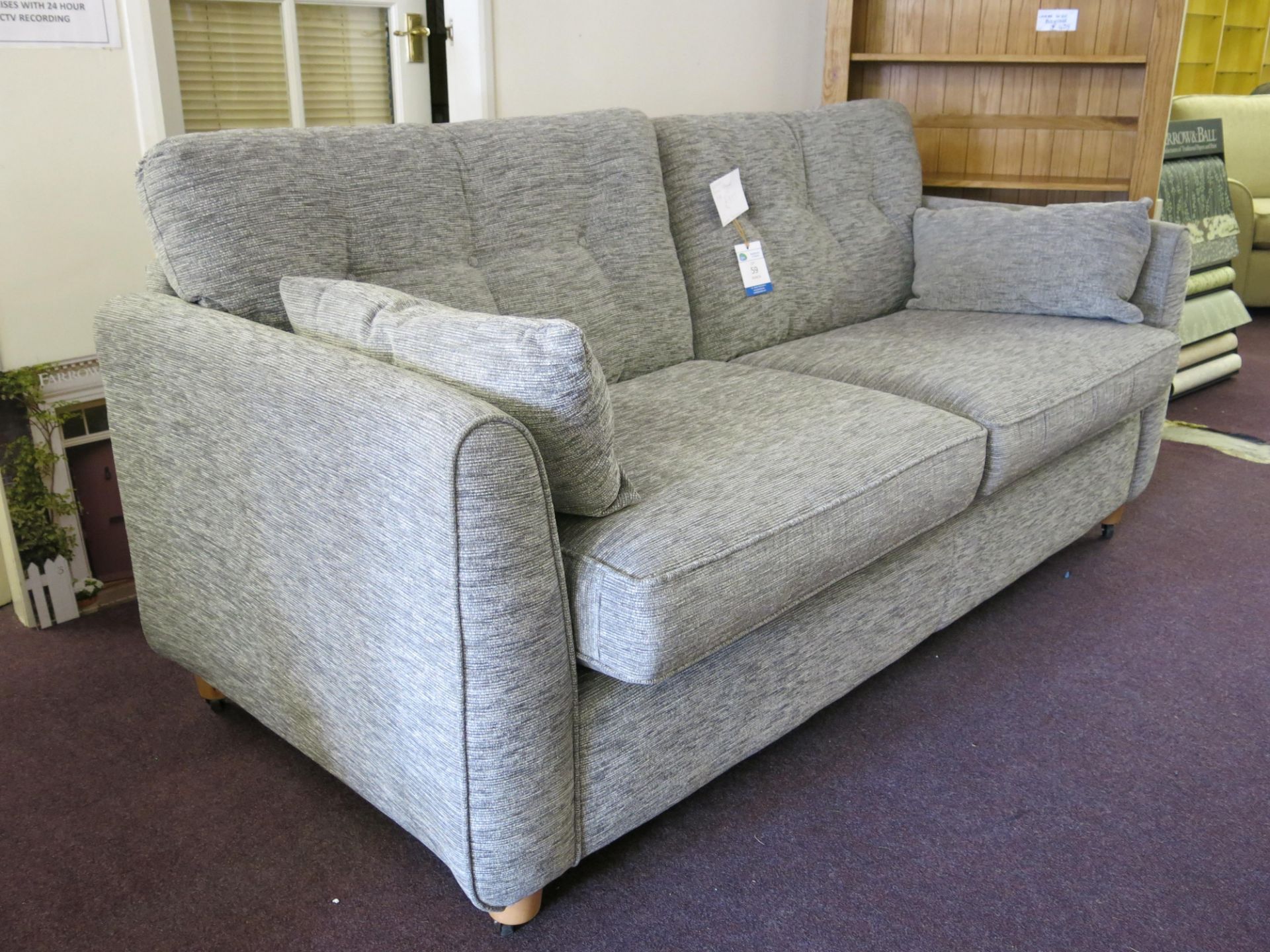 Alstons Panama Grand four seat sofa with two scatter cushions. RRP £995 - Image 3 of 3