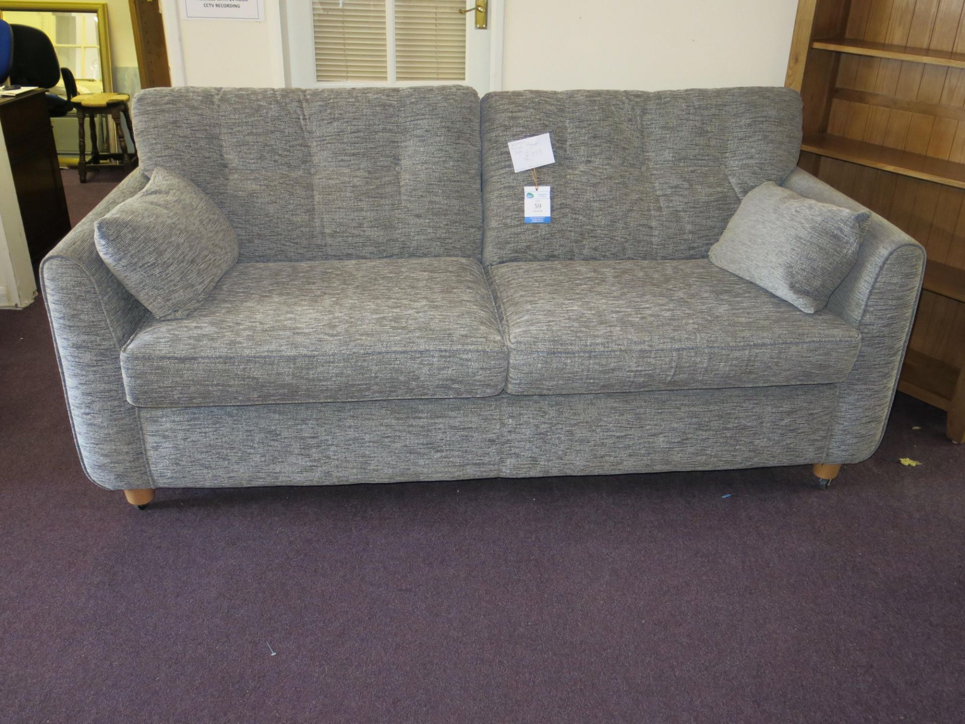 Alstons Panama Grand four seat sofa with two scatter cushions. RRP £995