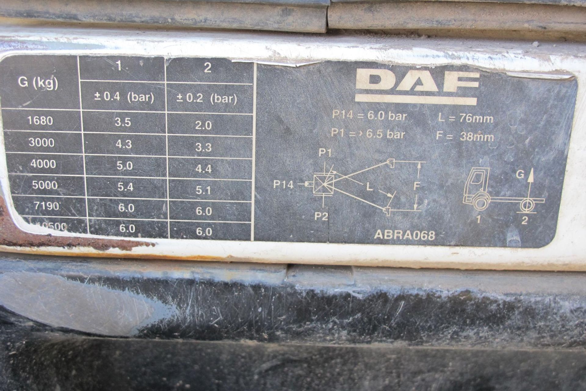 * 2005 Leyland DAF 55.220 15 tonne Refuse Compaction Lorry with Farid body. Twin Wheelie Bin/1100 - Image 13 of 33