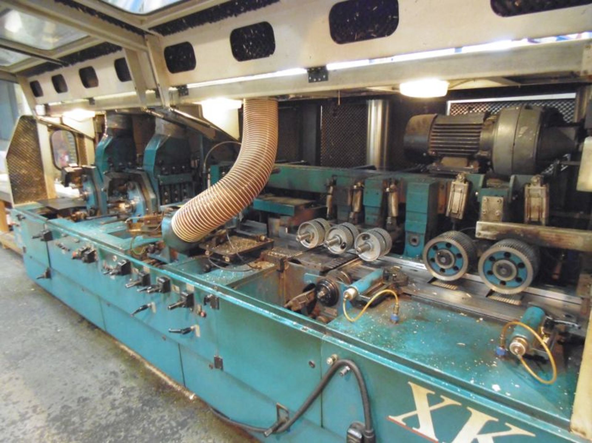 * Wadkin 6 Headed Through Feed Four Sided Planer/Moulder with full sound enclosure. Year 2000. Model - Image 7 of 20