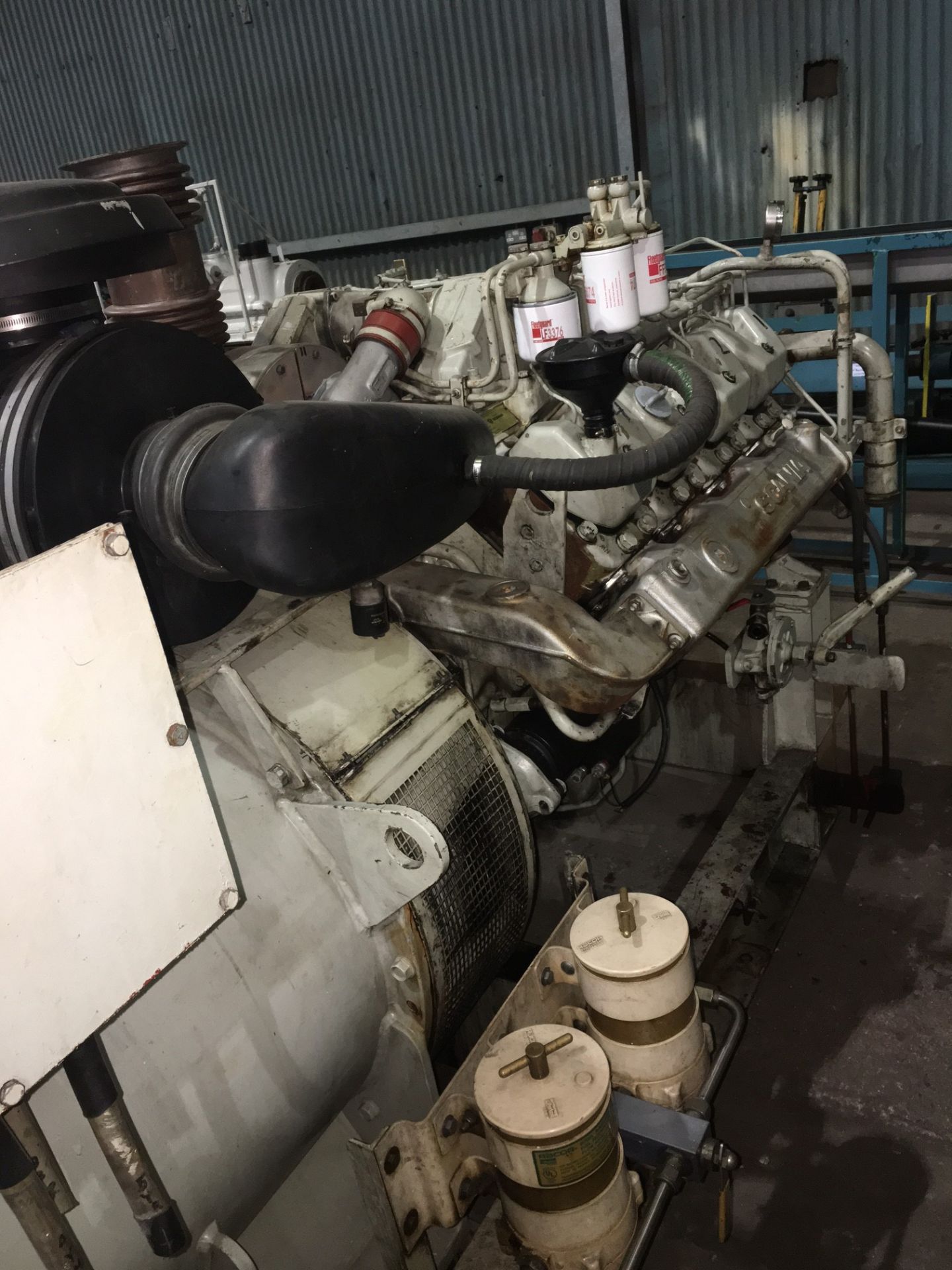 * 400 Kva Scania Avk Marine Diesel Generator. Engine Scania Type DI1478, V8 8 cylinder engine