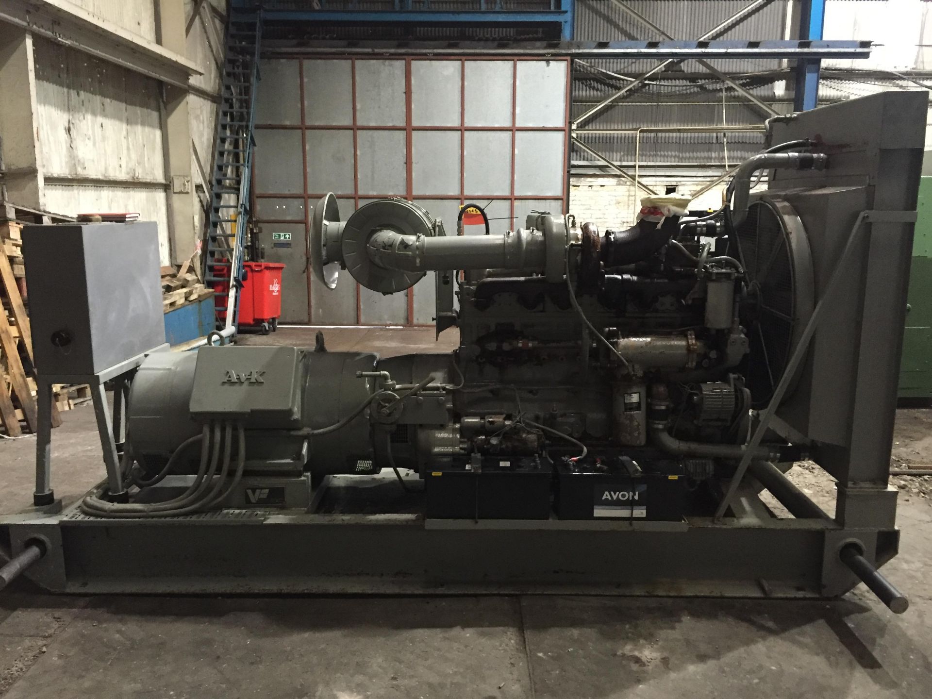 * 225 Kva Cummins/Avk Diesel Generator. Engine model NT855G, 1500 RPM, radiator cooled. - Bild 2 aus 7