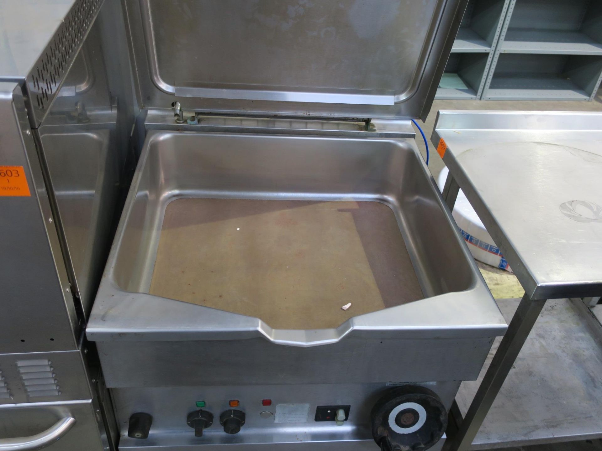 * A stainless steel Zanussi Bratt Pan. Please note there is a £10 plus VAT lift out fee on this - Image 2 of 2