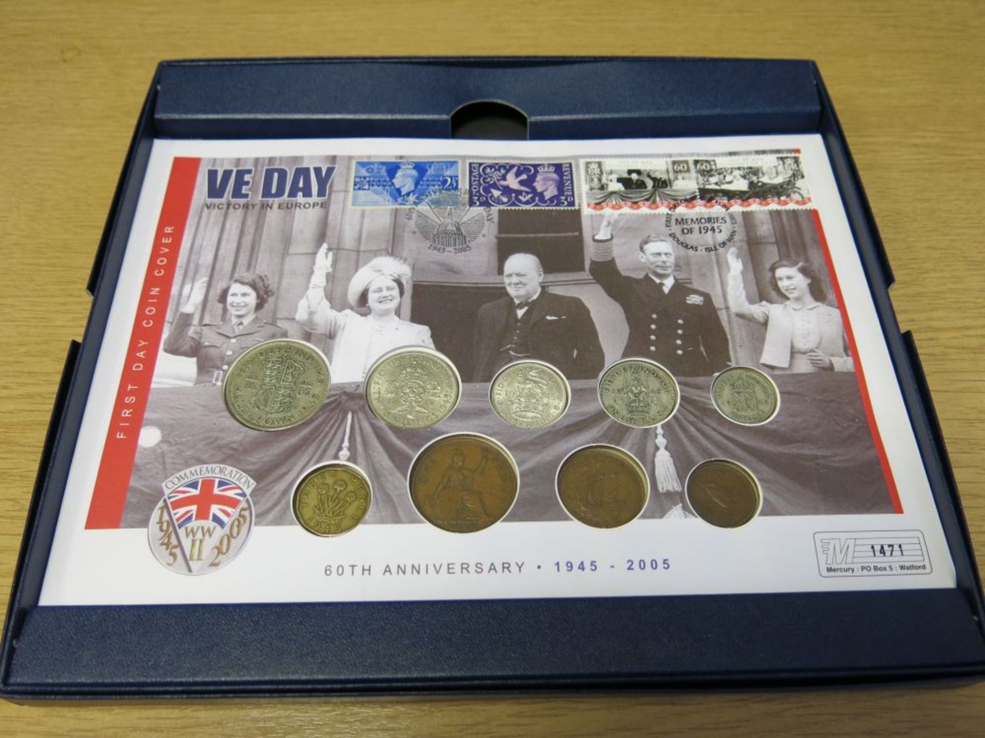 Commemorative Coin Sets - VE Day 60th Anniversary 2005, 'The Three Kings' Coin & First Day Cover, ' - Image 12 of 12