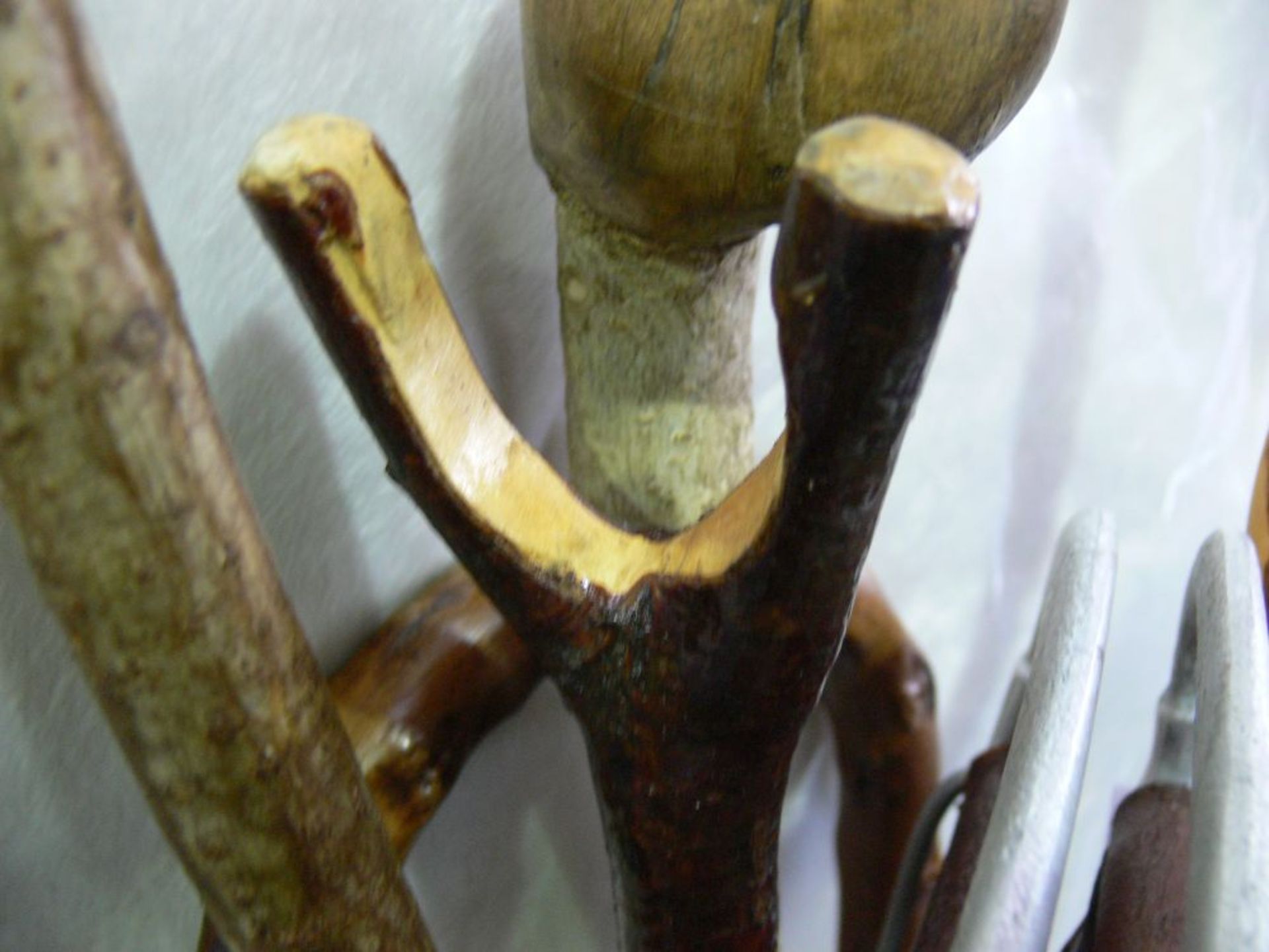 A selection of Walking Sticks together with a Leather Shooting Stick (6) (est £20-£30) - Bild 4 aus 10