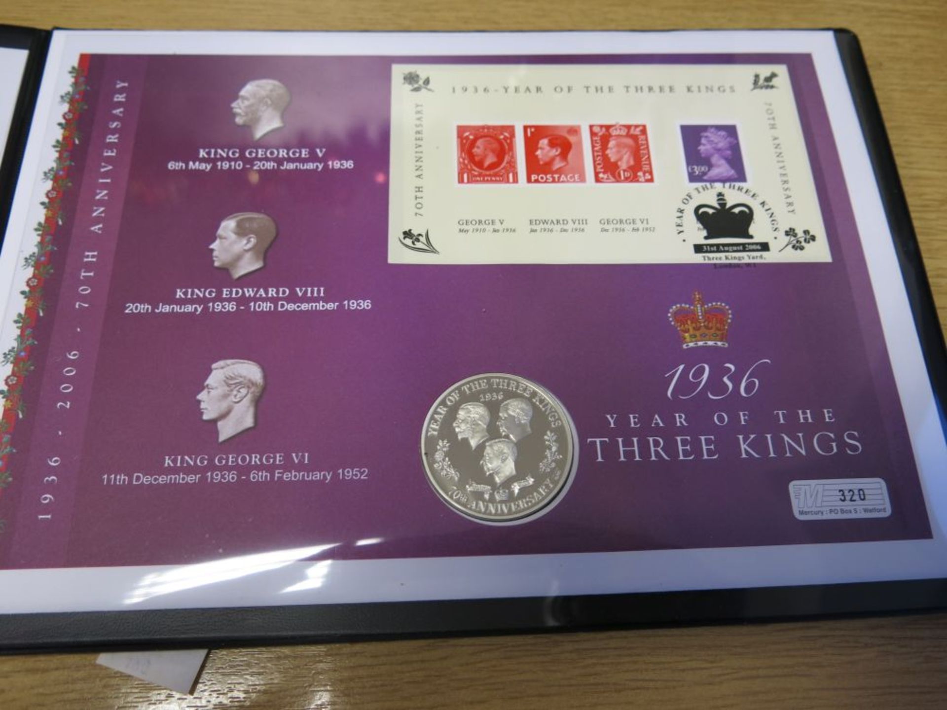 Commemorative Coin Sets - VE Day 60th Anniversary 2005, 'The Three Kings' Coin & First Day Cover, ' - Image 11 of 12