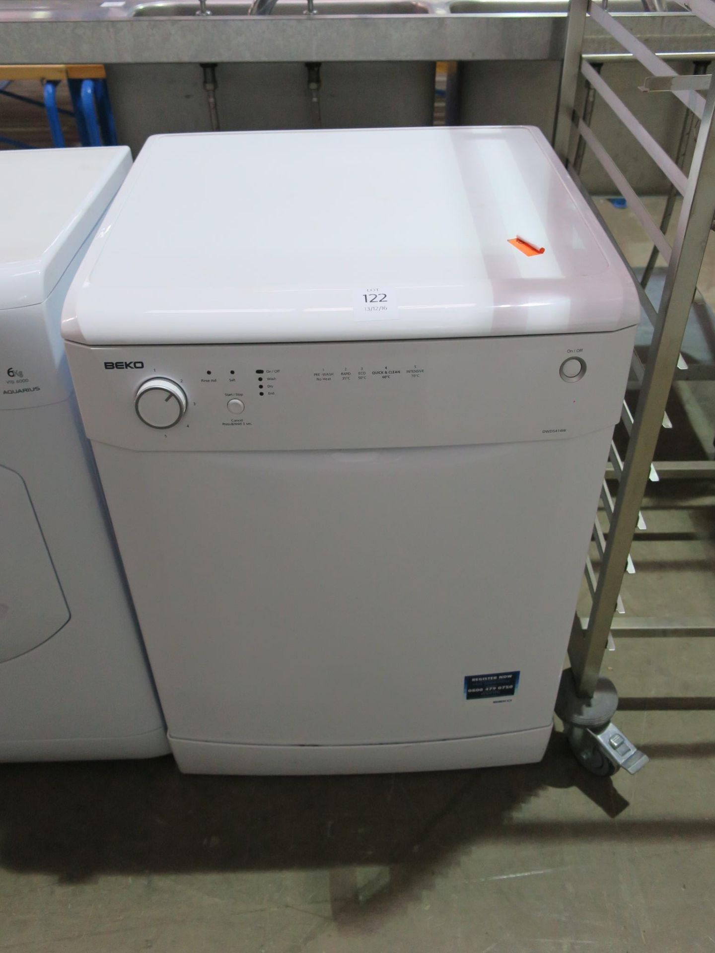 A Beko DWD5415W dishwasher