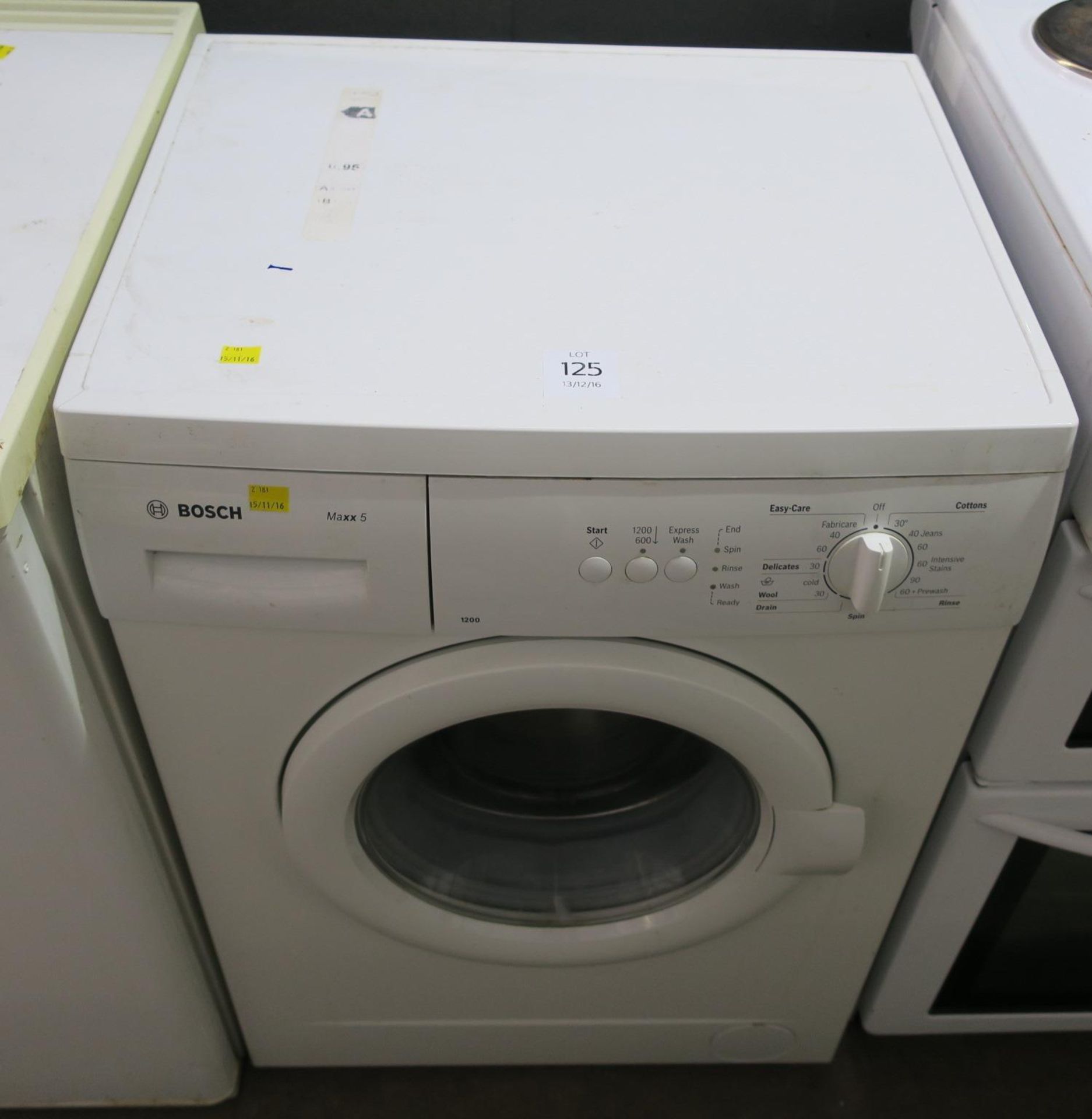 A Bosch Maxx5 washing machine