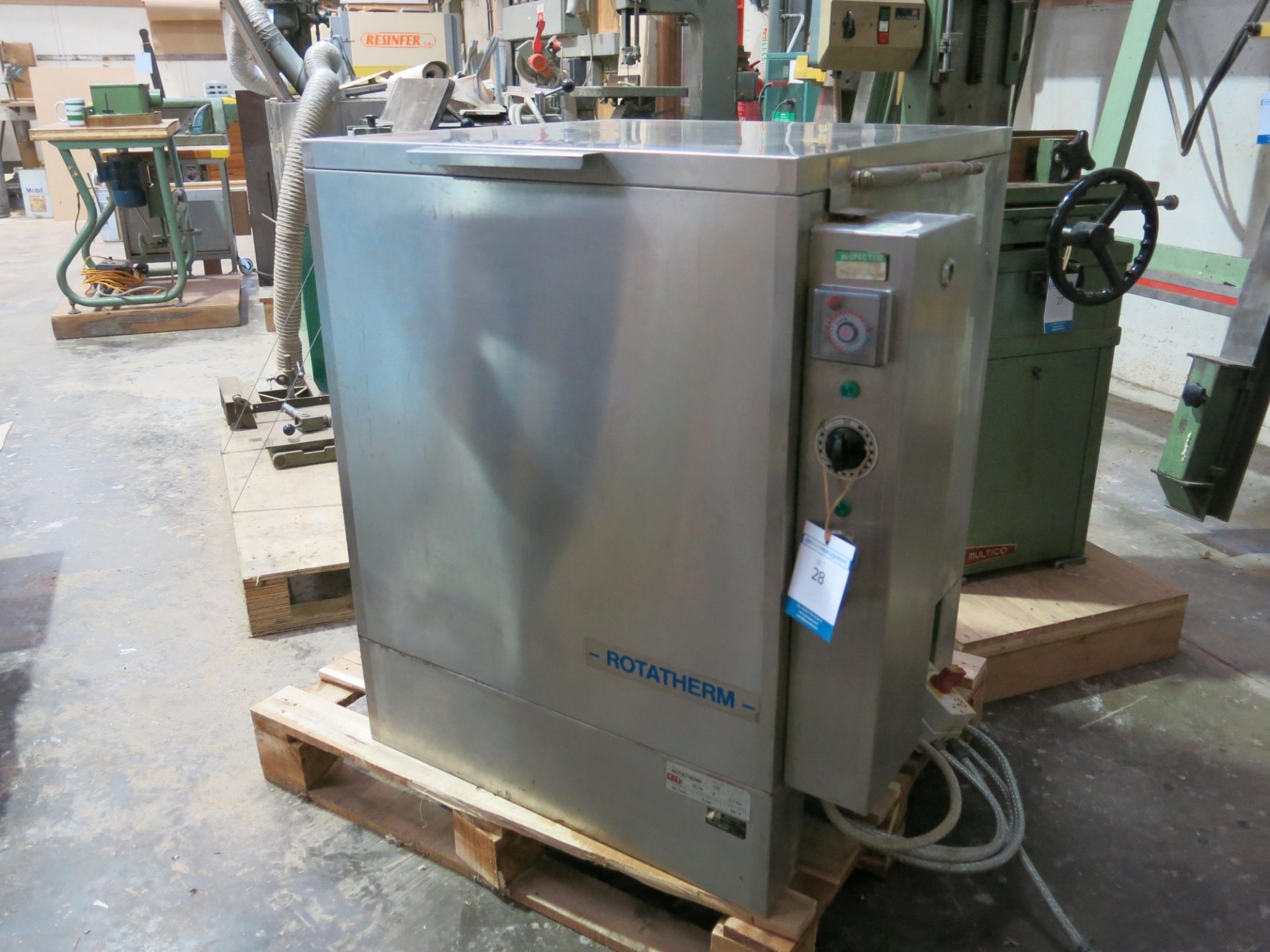 * Rotatherm Industrial Tool Washer, year of manufacture 1986, 415V, 3 PHS, 3.7kW, 80L/min, 2 bar