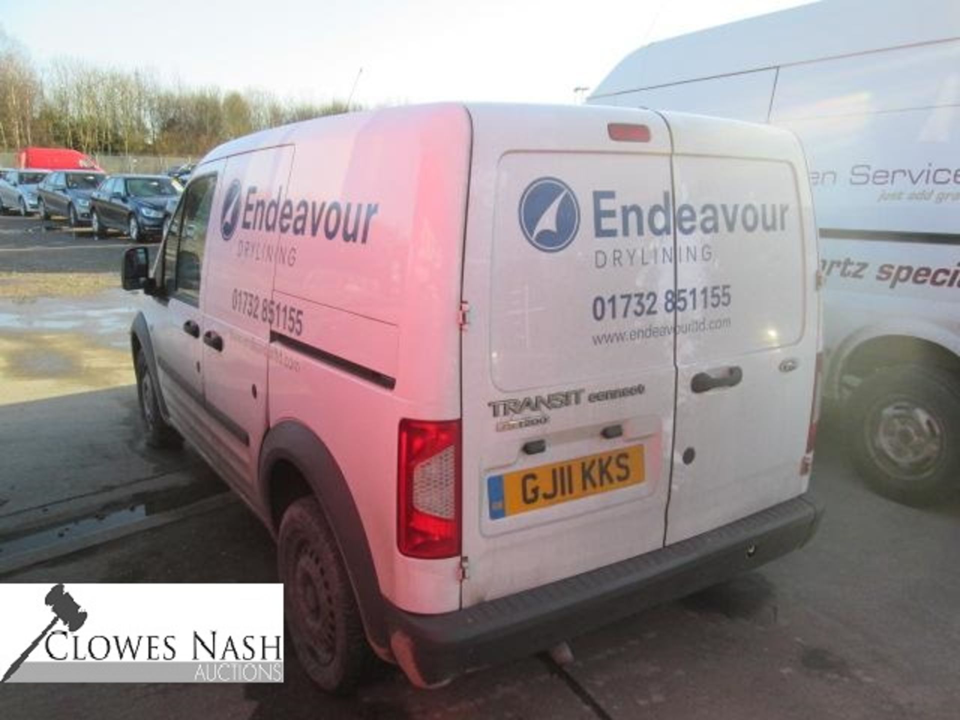 2011 11 REG FORD CONNECT 200 1.8 TDCI WITH PRIVATE REG NUMBER GJ11KKS - SIDE LOADING DOOR - Image 8 of 19