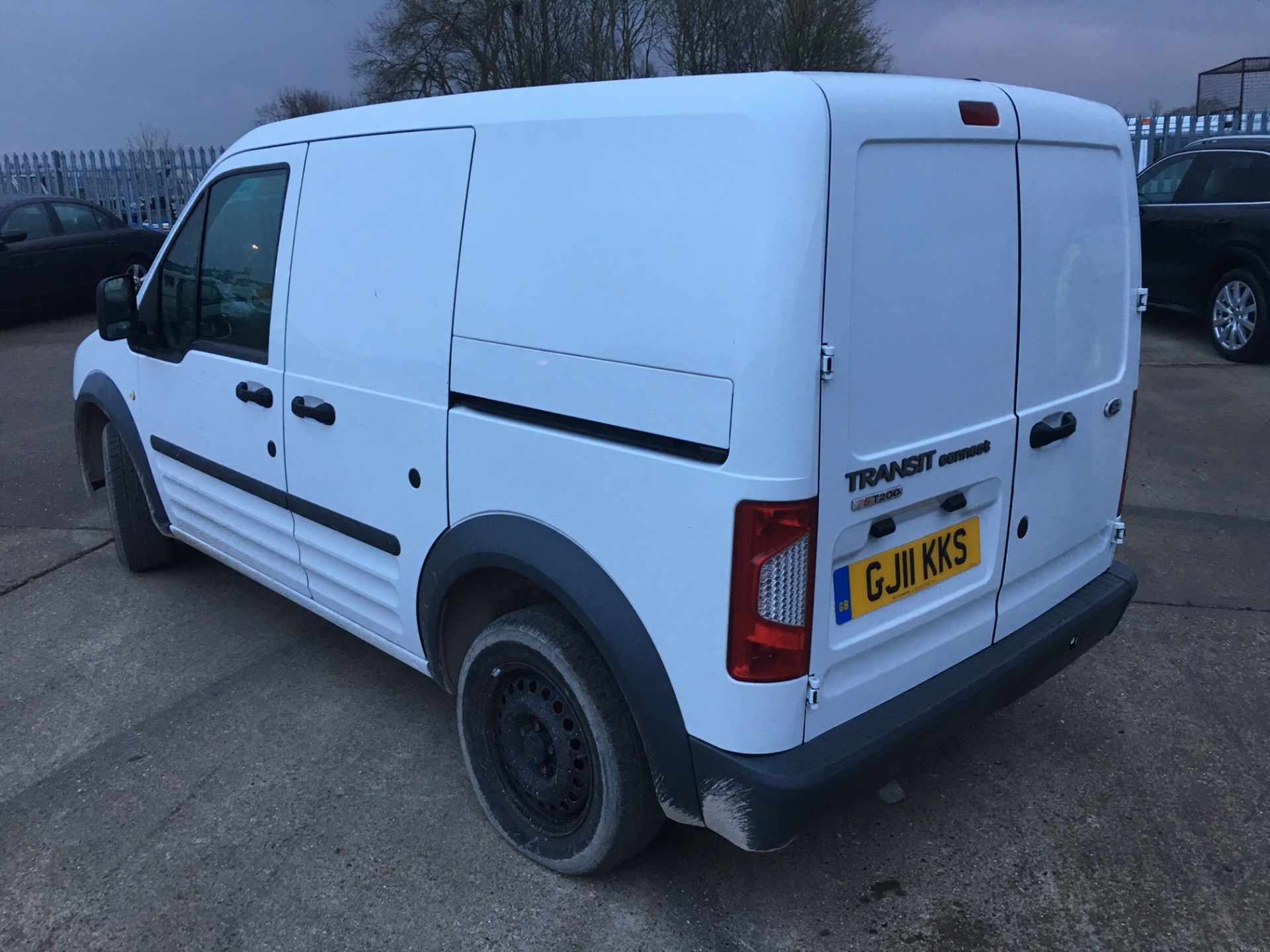 2011 11 REG FORD CONNECT 200 1.8 TDCI WITH PRIVATE REG NUMBER GJ11KKS - SIDE LOADING DOOR - Image 12 of 19