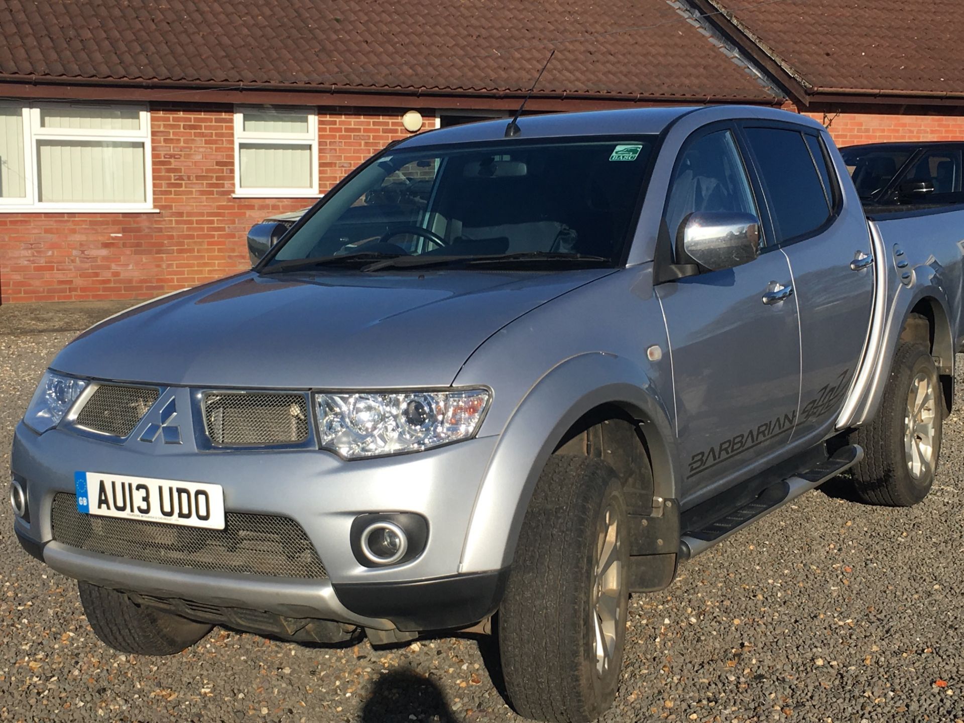 2013 13 reg MITSUBISHI BARBARIAN 4X4 DOUBLE CAB PICK UP TRUCK 1 OWNER FROM NEW, LOW MILEAGE 24k - Image 3 of 22