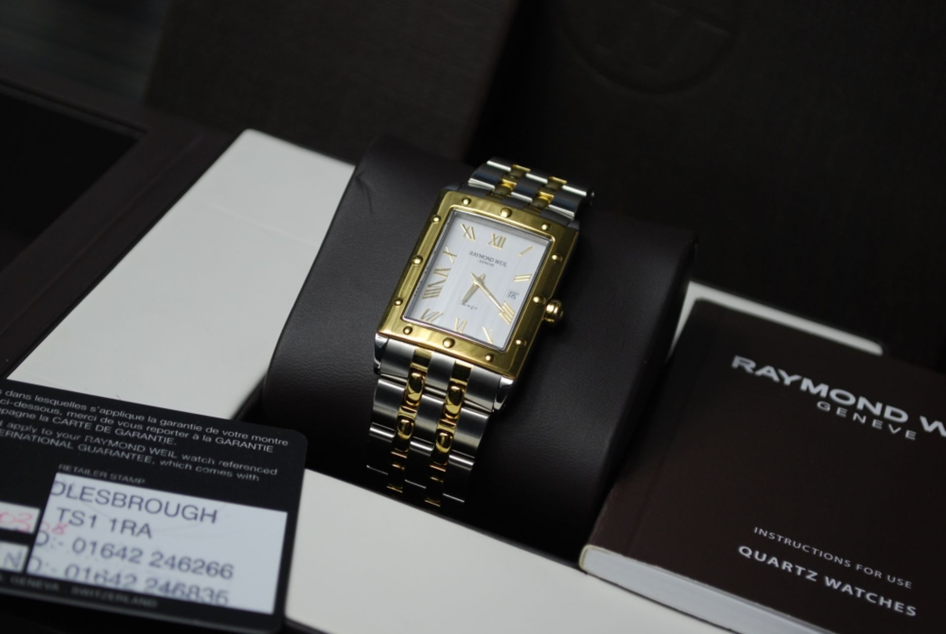 2014 Raymond Weil 'Tango' - Gold & Steel - Complete boxset/ Warranty card etc