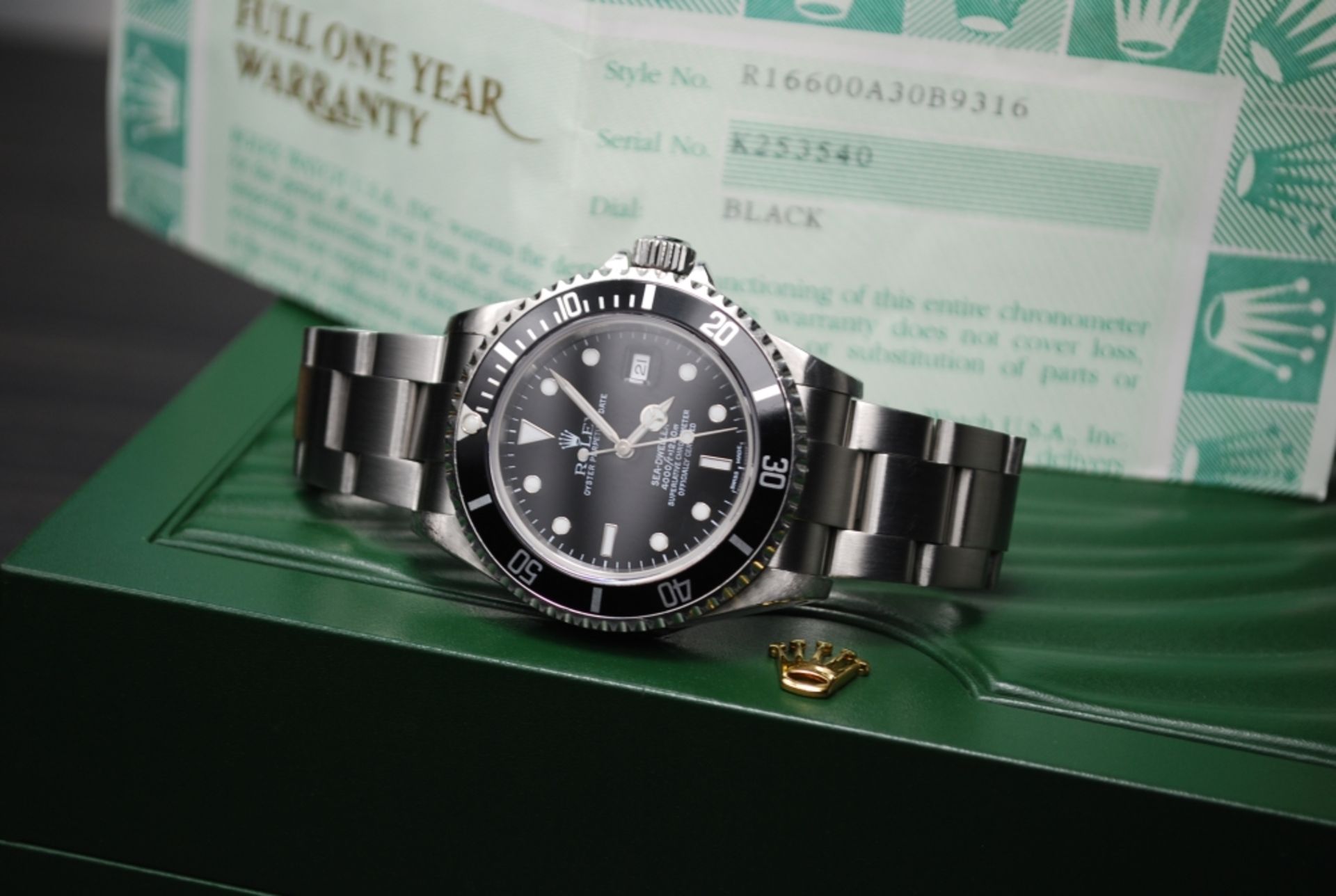 Rolex 16600 Sea Dweller - Complete with original Box & Papers - Current RRP: £6,450