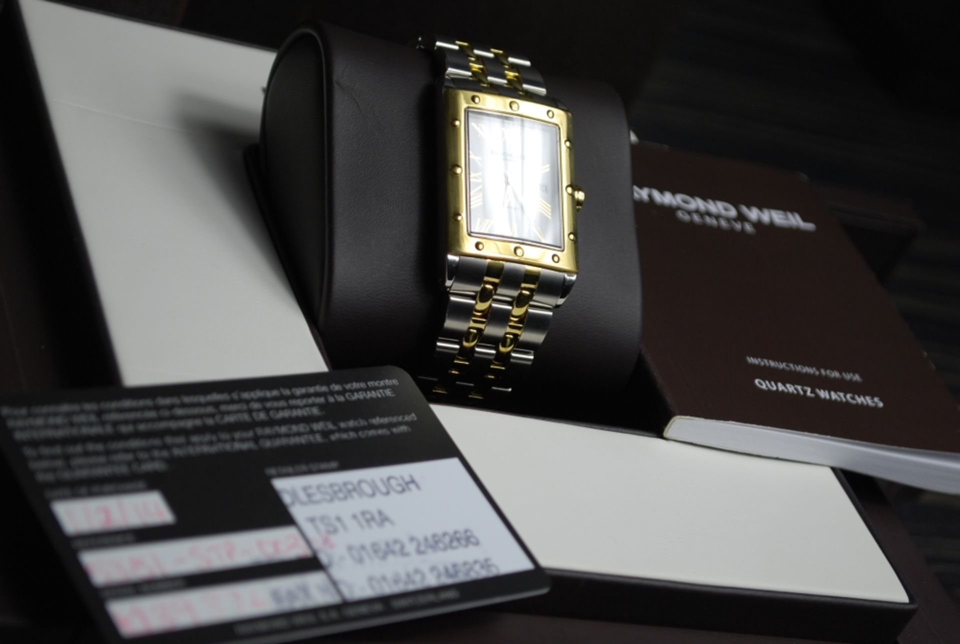 2014 Raymond Weil 'Tango' - Gold & Steel - Complete boxset/ Warranty card etc - Image 4 of 6