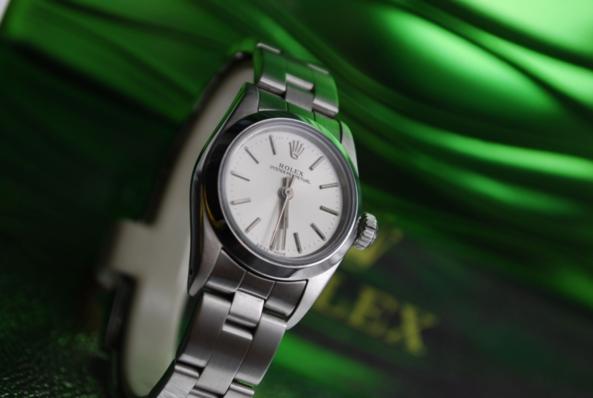 *ROLEX* Ladies All Steel Oyster Perpetual - Rare 25mm Edition!