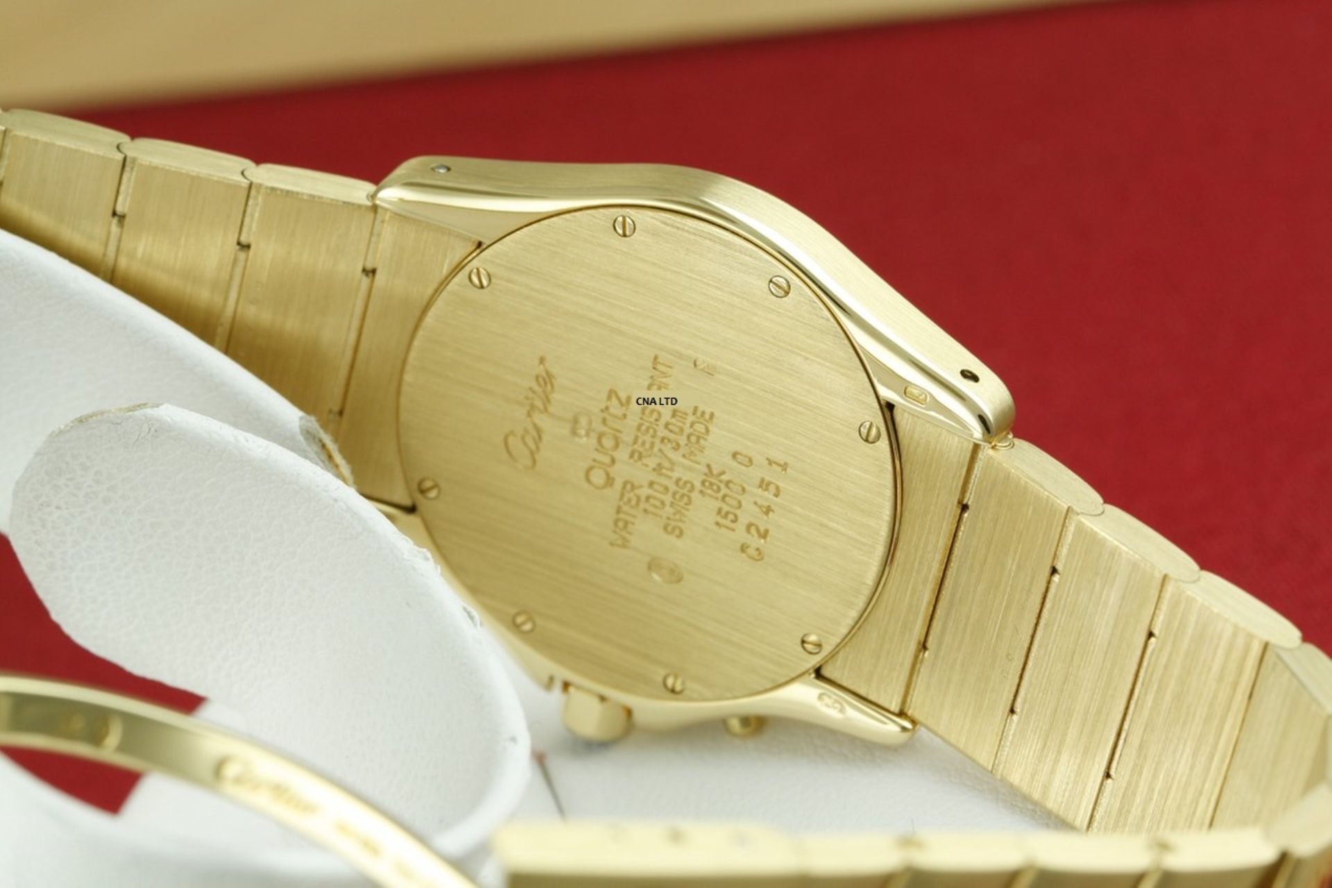 Cartier Santos Ronde Cougar Chronograph 18k Watch - Image 7 of 9