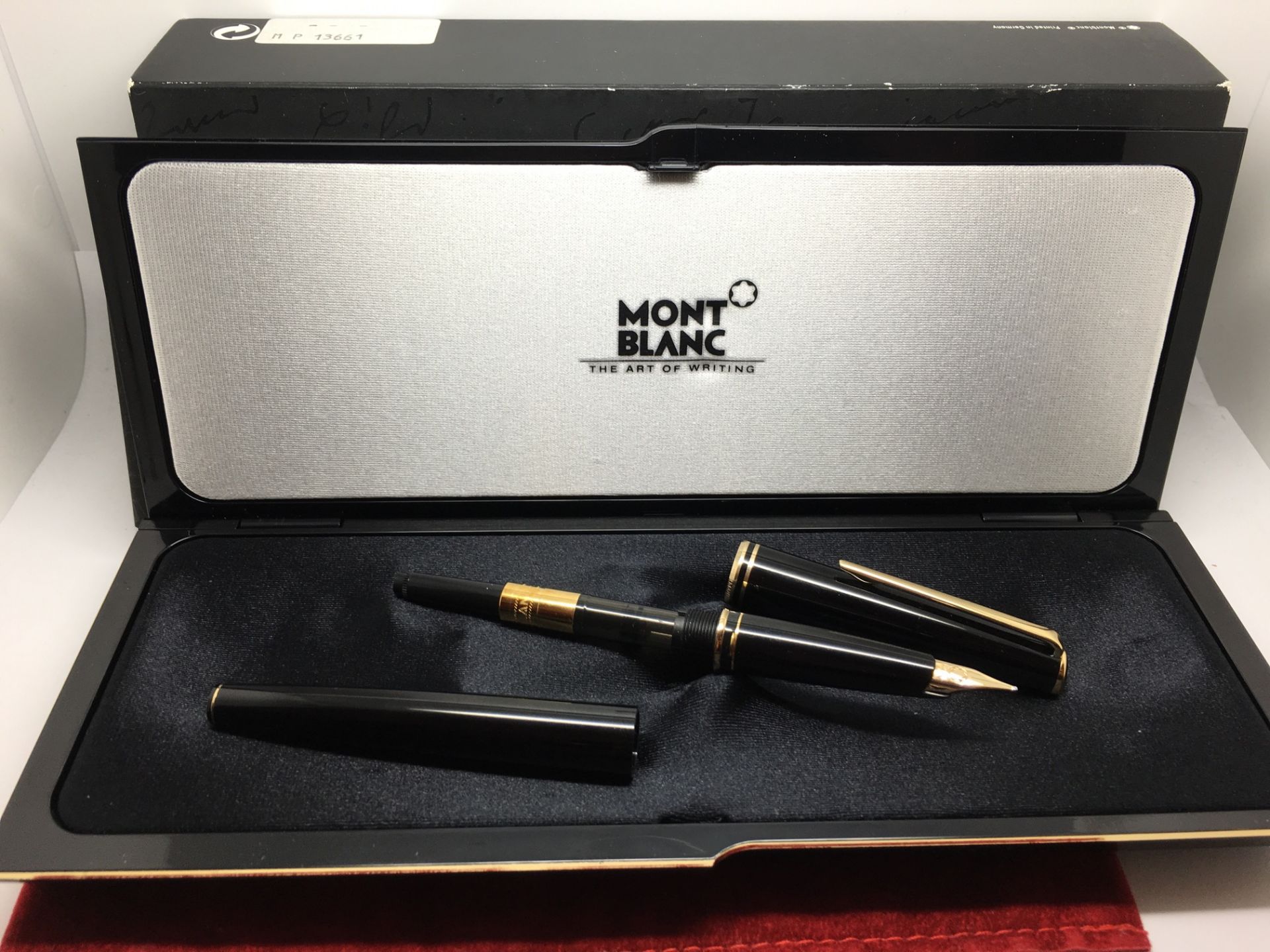 MONT BLANC WITH ORIGINAL BOX & PAPERS 14k 585 NIB - Image 3 of 6