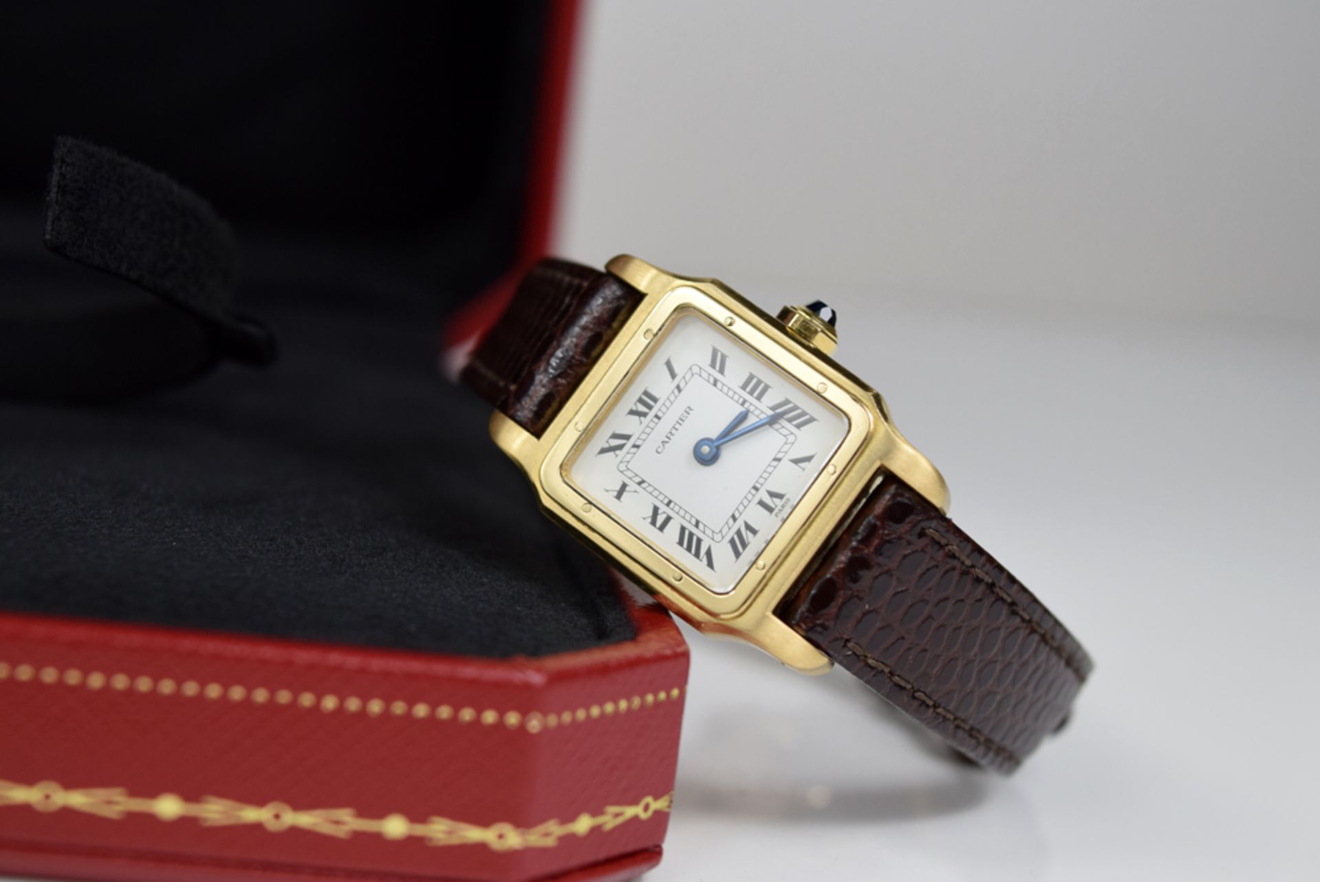 Cartier Dumont (Santos) - 18K Gold with White Dial