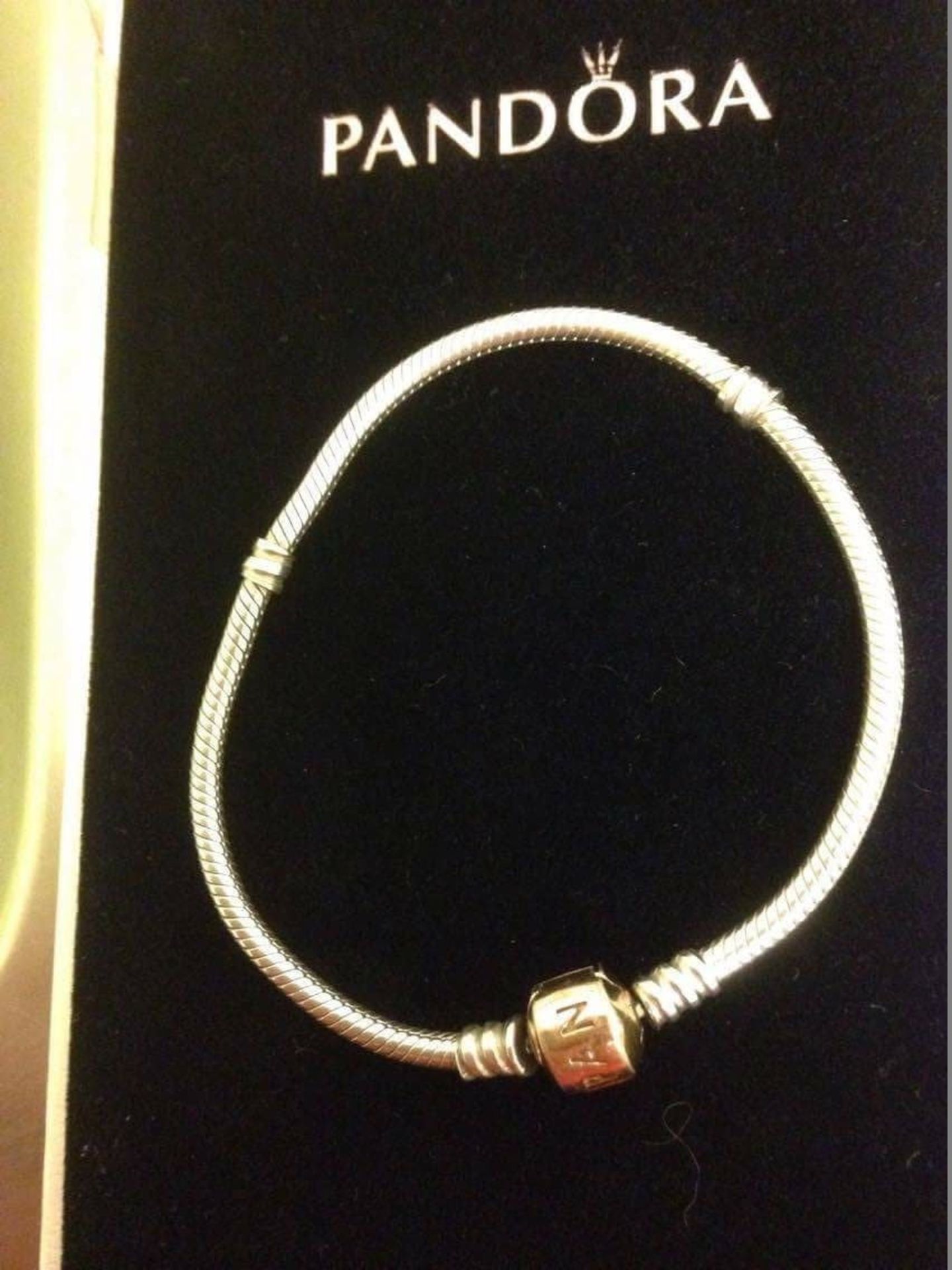 PANDORA ROSE CHARM BRACELET WITH 4 x CHARMS - Image 2 of 6