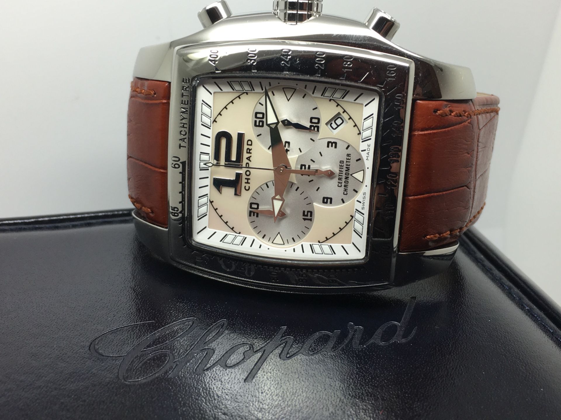 CHOPARD – 'TWO O TEN' TYCOON CHRONOGRAPH! BOX + PAPERS - Image 6 of 12