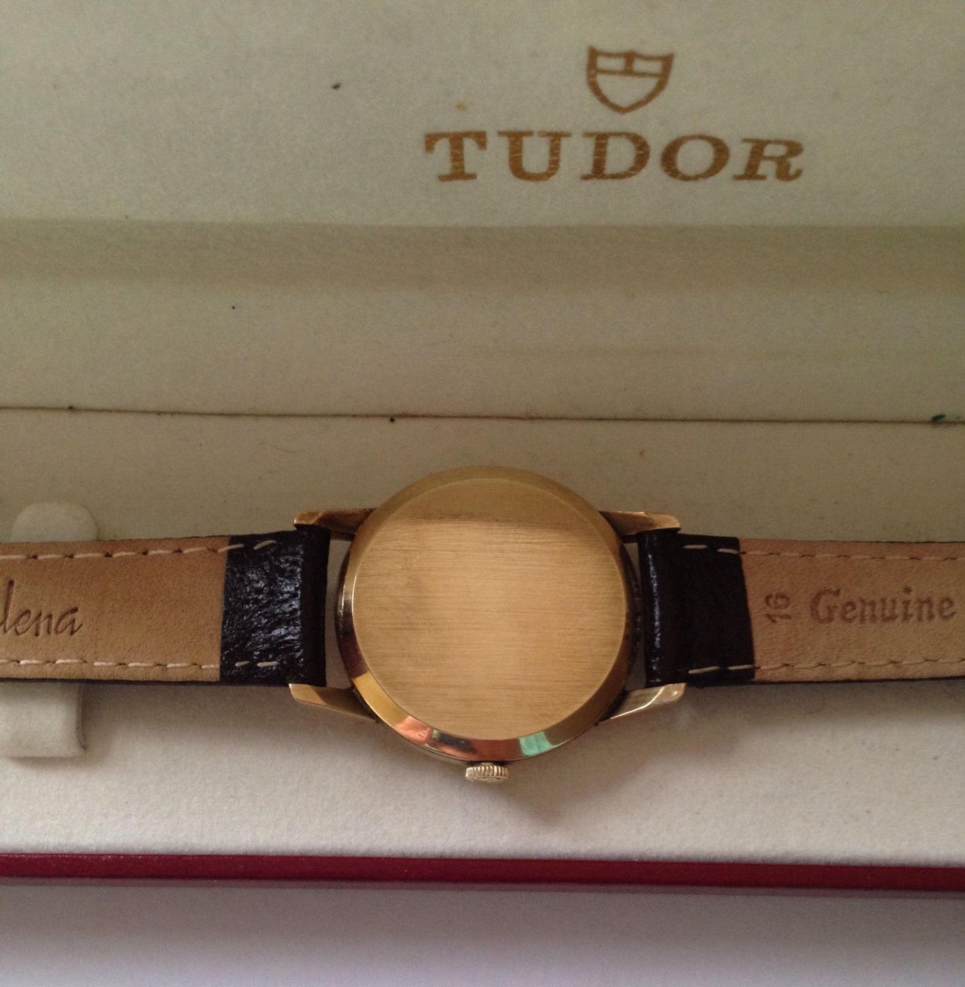 Vintage Gold Tudor Watch In Original Box - Image 2 of 5