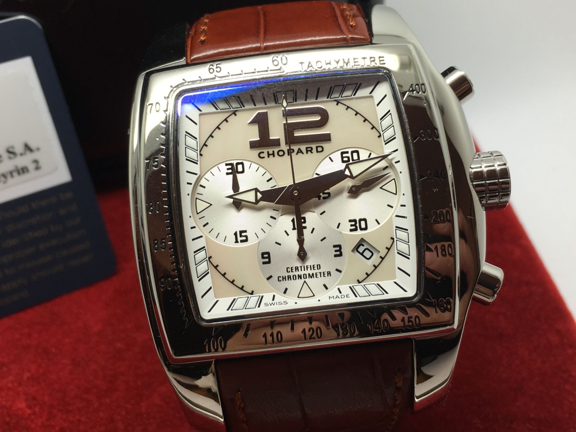 CHOPARD – 'TWO O TEN' TYCOON CHRONOGRAPH! BOX + PAPERS