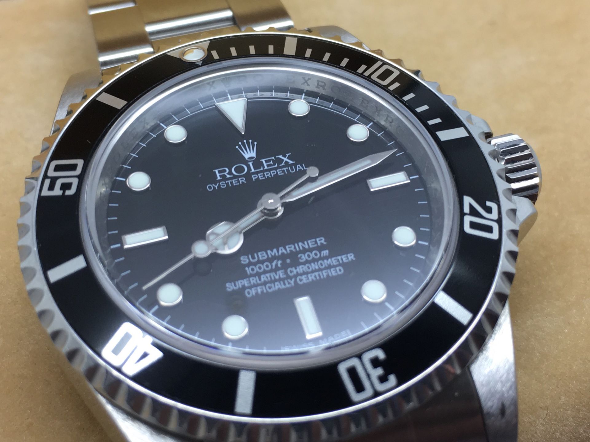 ROLEX OYSTER SUBMARINER WATCH - DATES TO APPROX 2008/09 - Image 10 of 10