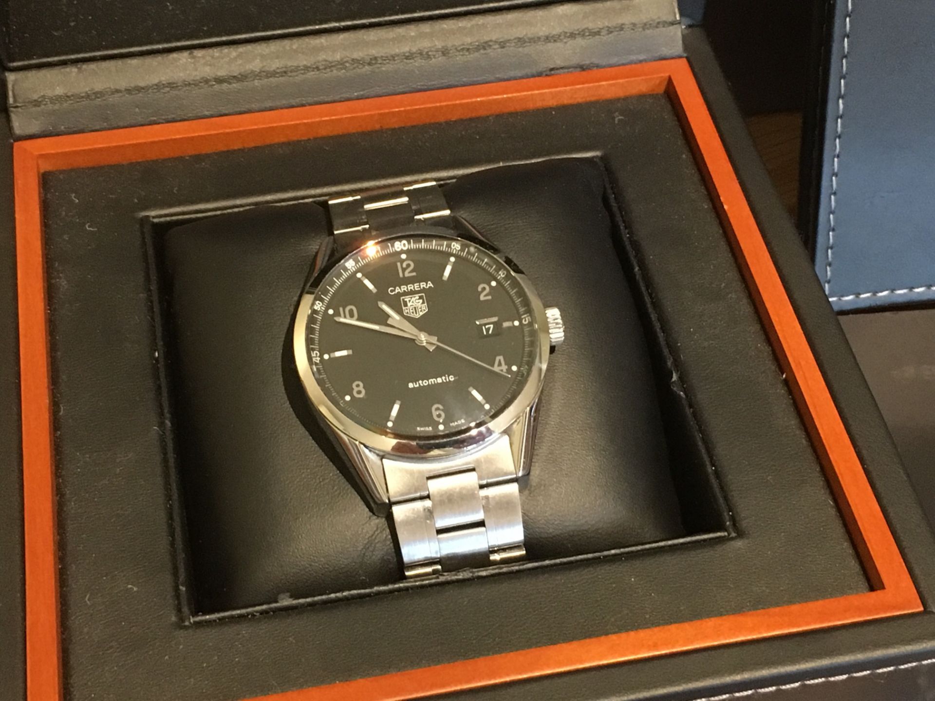 TAG HEUER CARRERA AUTOMATIC WATCH WITH TAG HEUER BOX - Image 3 of 8